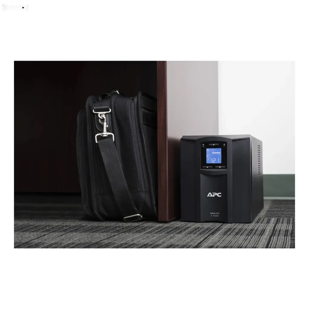 Источник бесперебойного питания APC Smart-UPS C 1000VA Line Interactive LCD AVR Tower, SMC1000IC