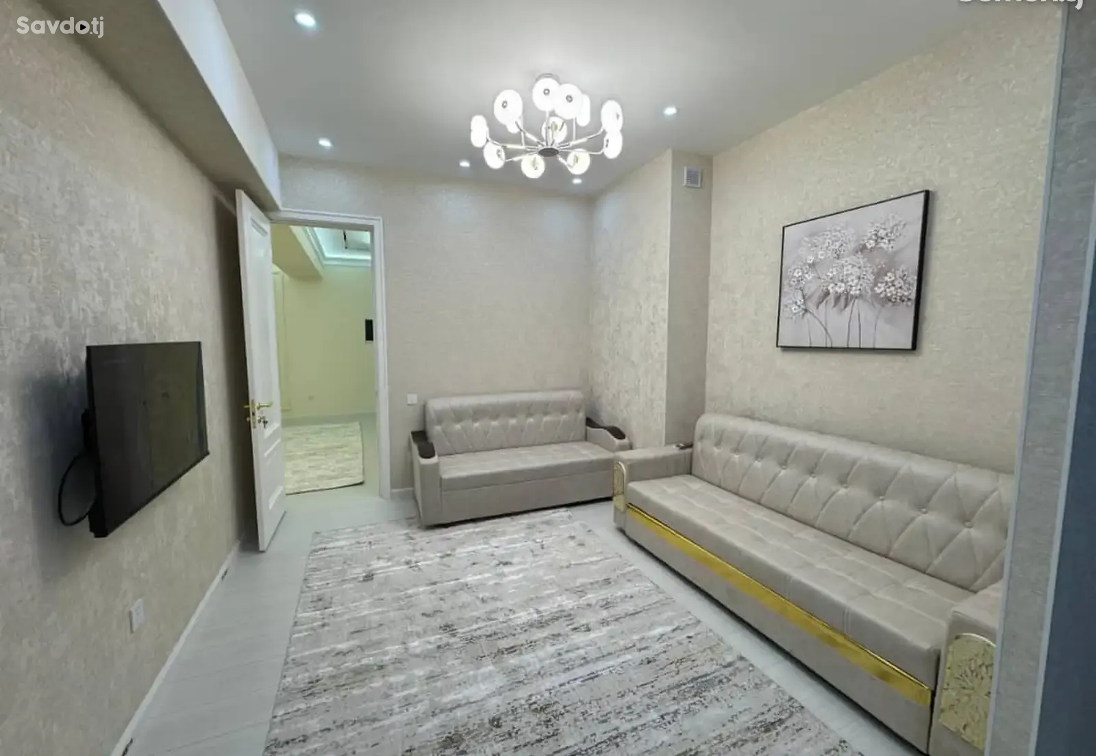 2-комн. квартира, 5 этаж, 98м², Сомони