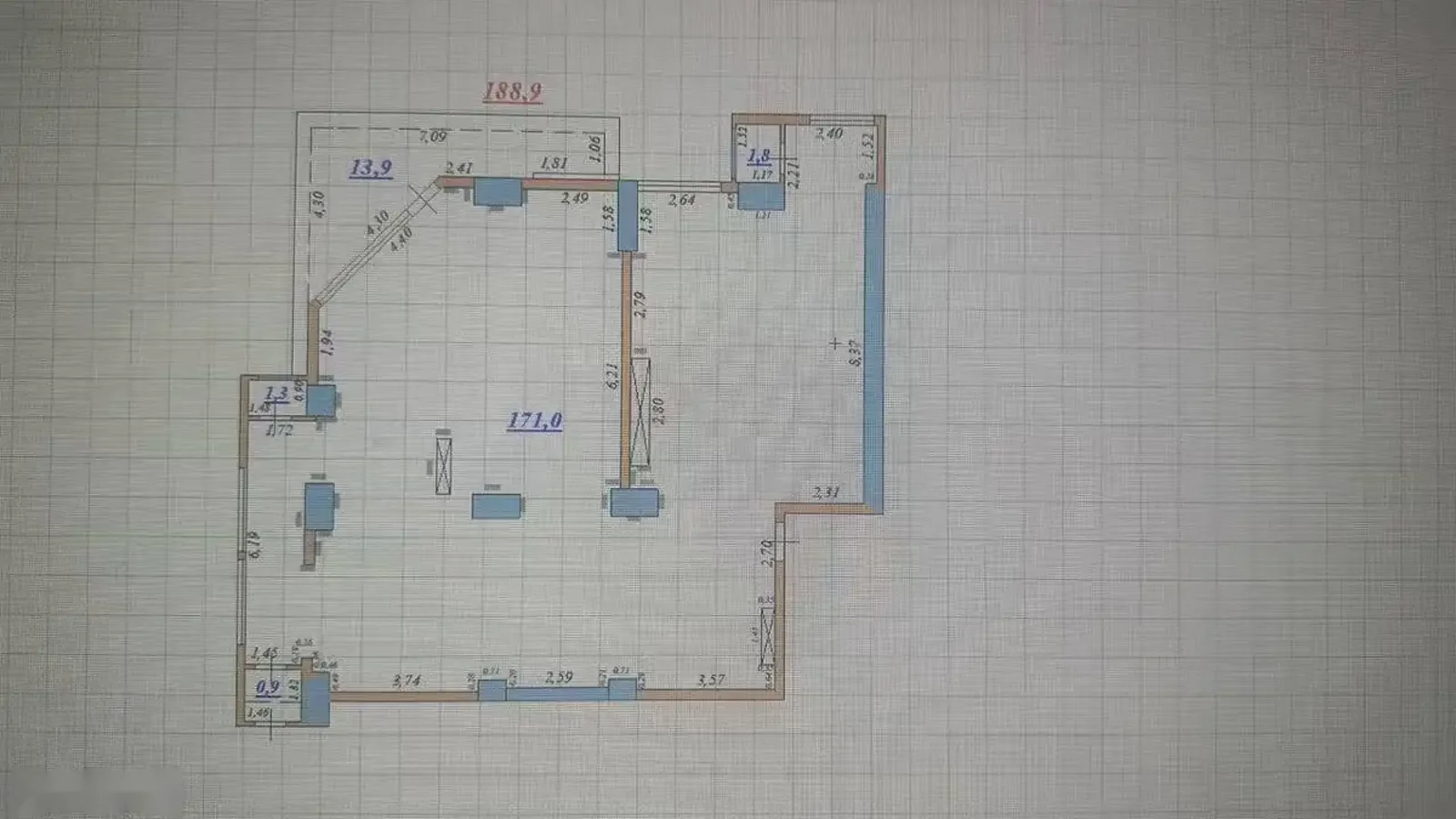 4-комн. квартира, 19 этаж, 171 м², Исмоили сомони,Овир,Luxury Tawer — фото 3