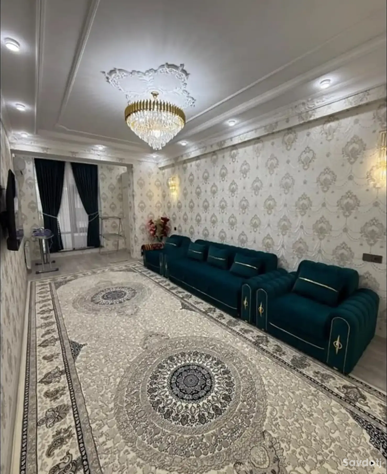 2-комн. квартира, 6 этаж, 73м², Сомони