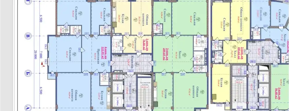 1-комн. квартира, 7 этаж, 78 м², И. Сомони