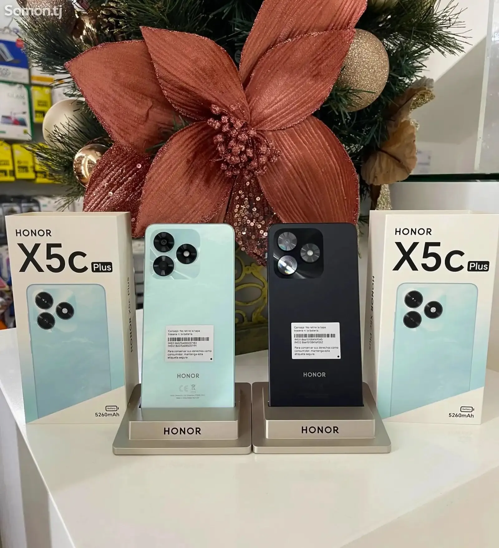 Huawei Honor X5c plus 128Gb black 5300Мач