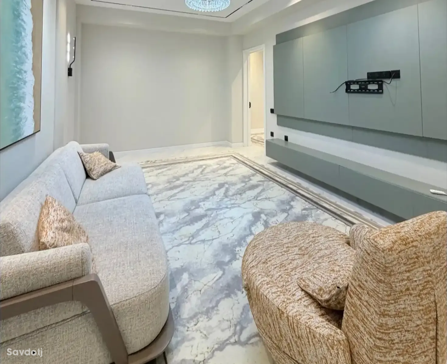 3-комн. квартира, 6 этаж, 100м², Сомони