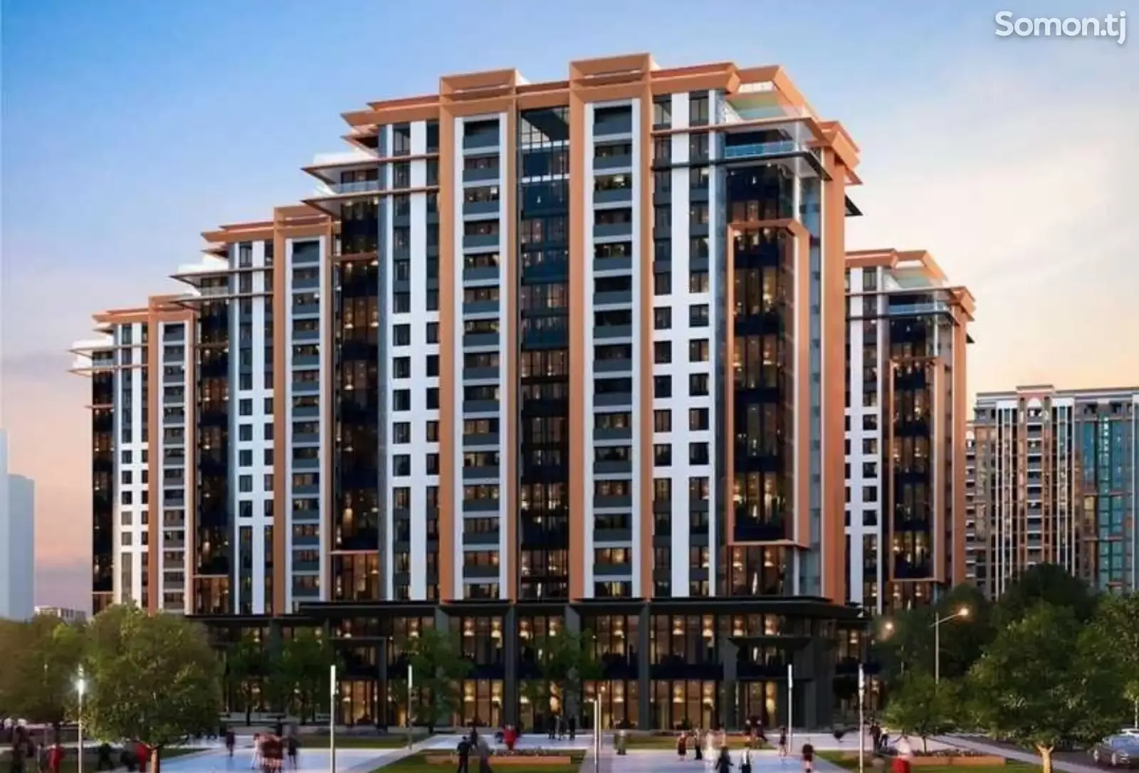 1-комн. квартира, 6 этаж, 64 м², Исмоили Сомони