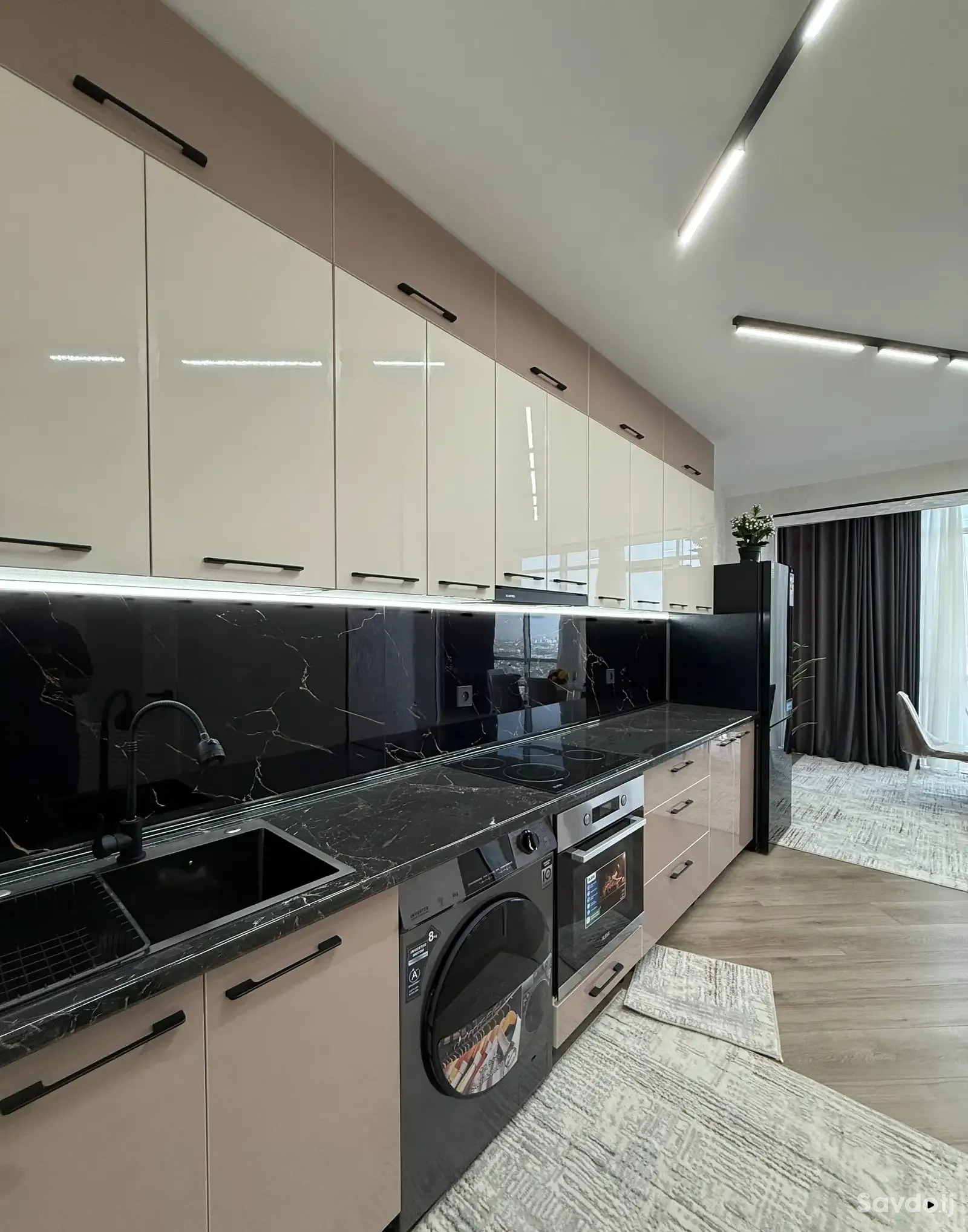 2-комн. квартира, 14 этаж, 89 м², сино