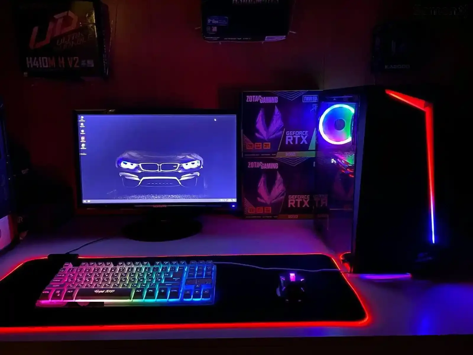 Персональный компьютер core i7 4770/RX 580 8GB/SSD 256/HDD 1TB