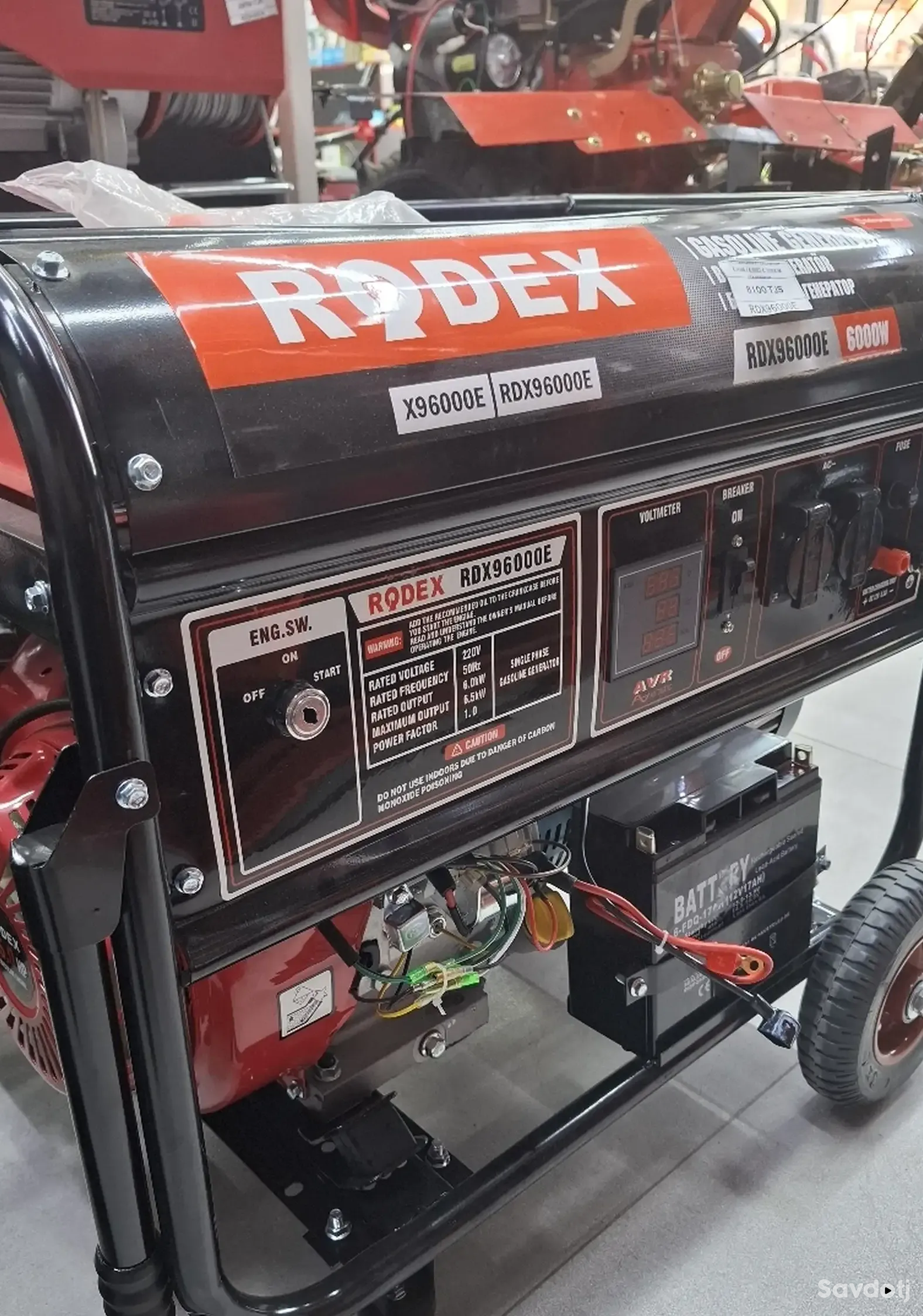 Генератор 6кВт Rodex