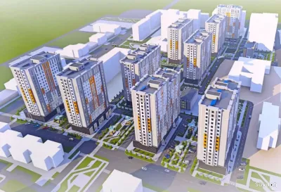 3-комн. квартира, 15 этаж, 98 м², Гуля голд