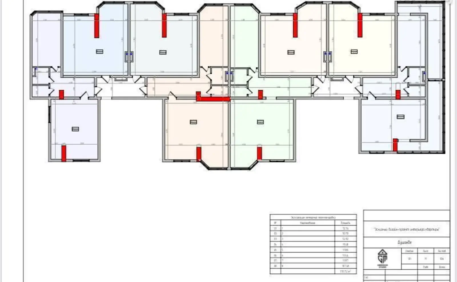 4-комн. квартира, 9 этаж, 107 м², Исмоили Сомони Славянский