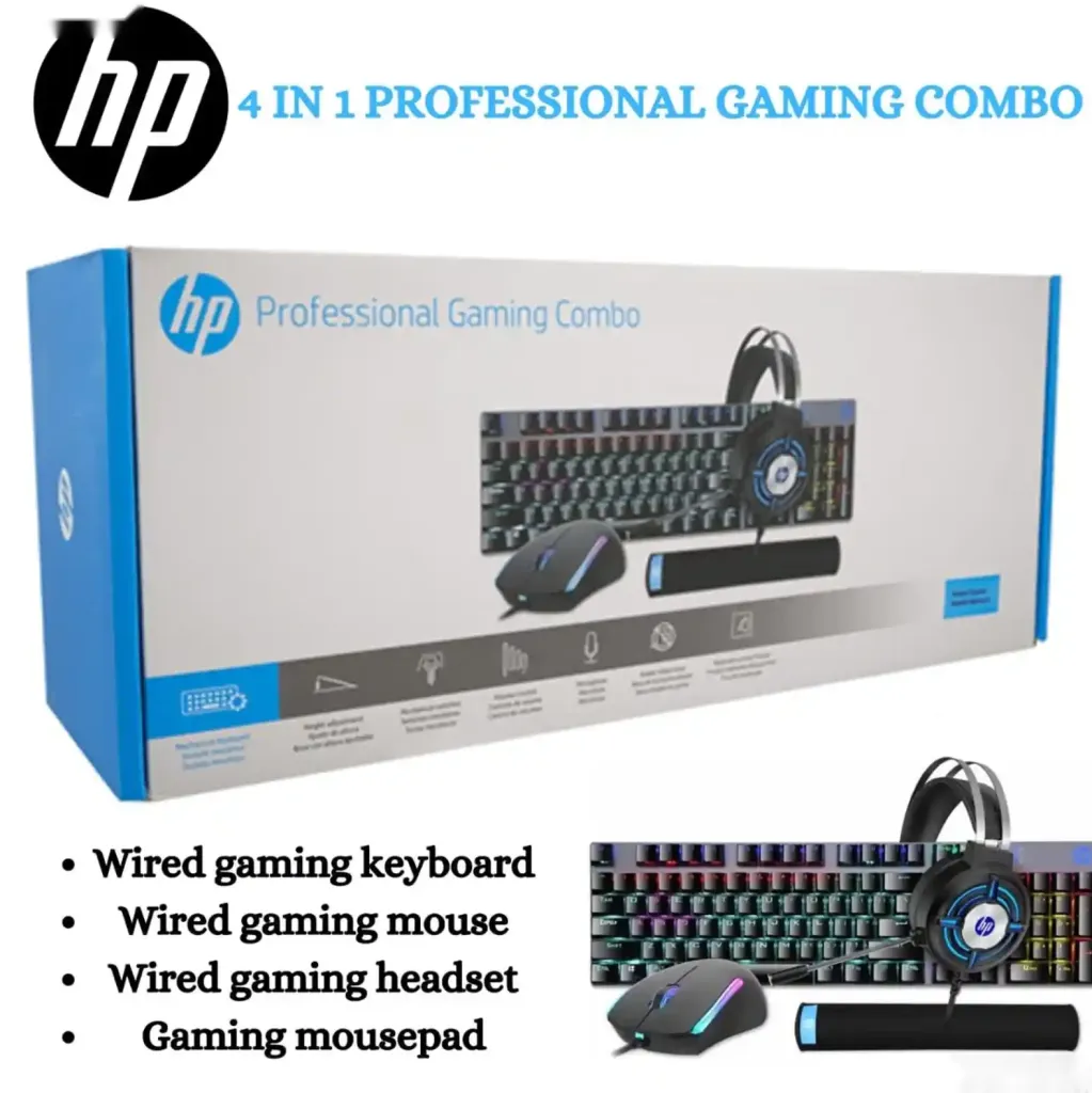Комплект из клавиатуры и мыши HP 4in1 Professional Gaming Combo