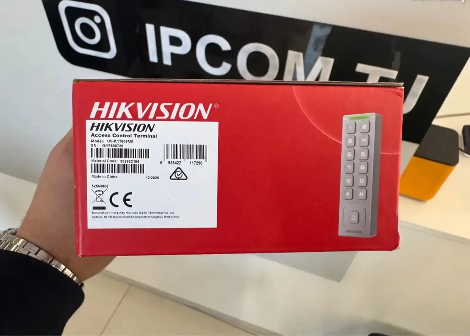 Контроллер доступа с клавиатурой Hikvision DS-K1T809MX