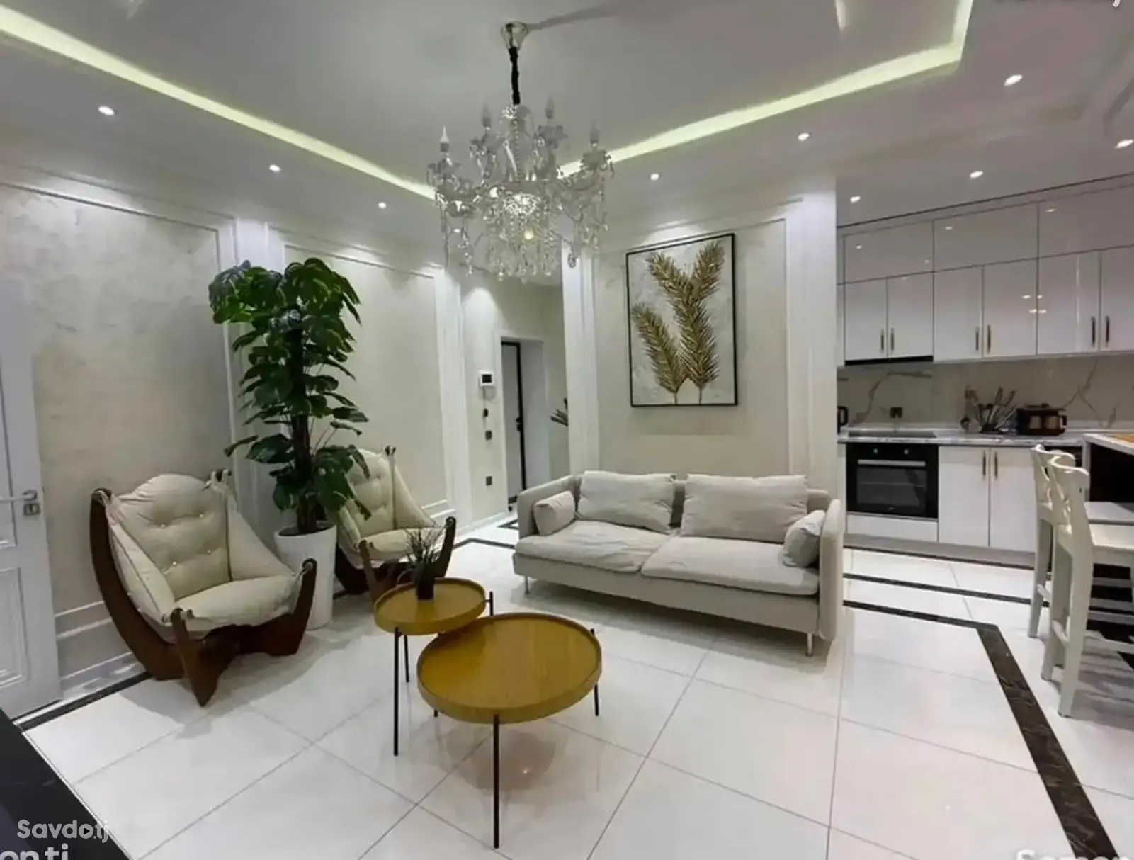 2-комн. квартира, 12 этаж, 76м², Шохмансур
