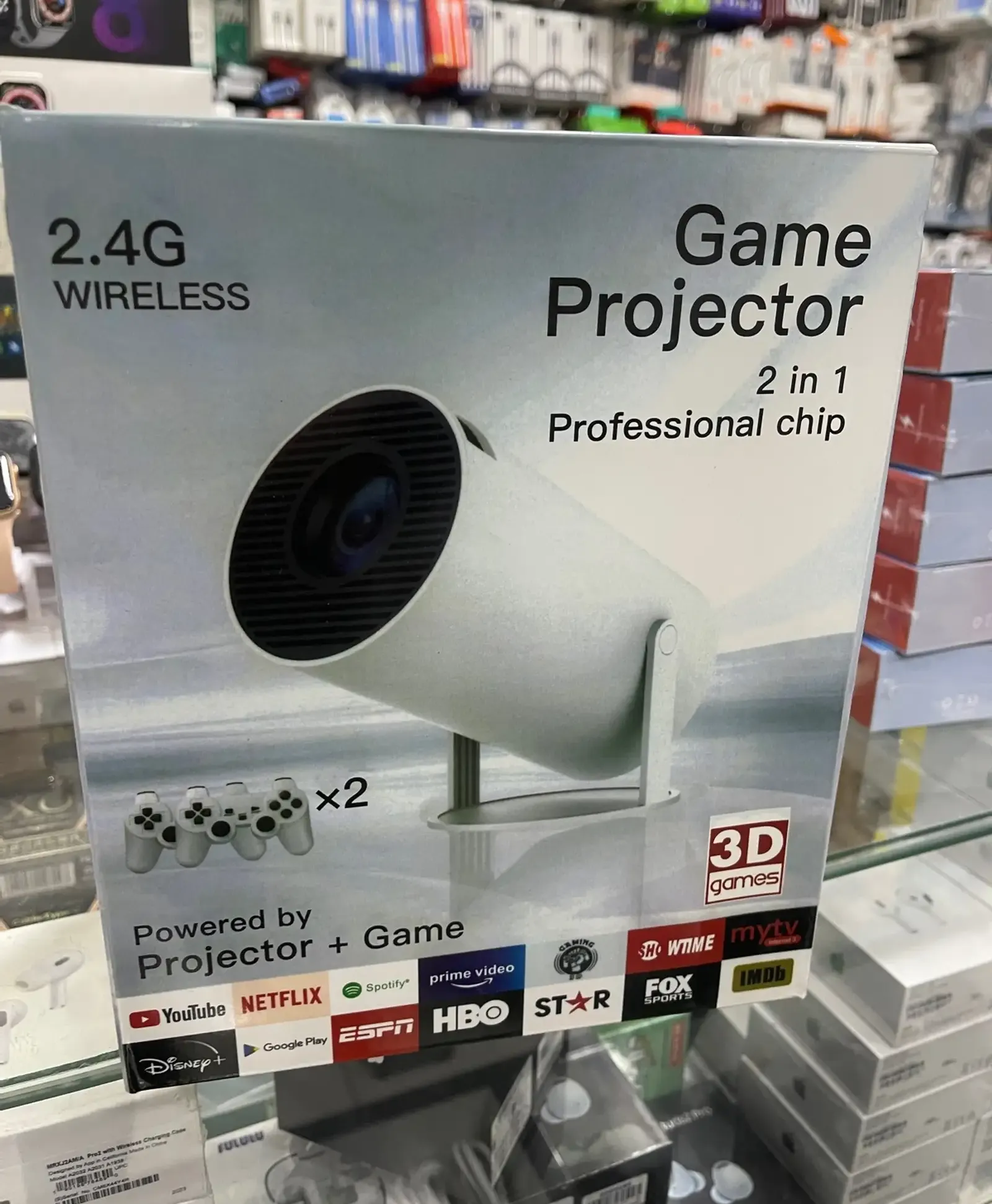 Портативный проектор Game Projector M300 MAX с играми