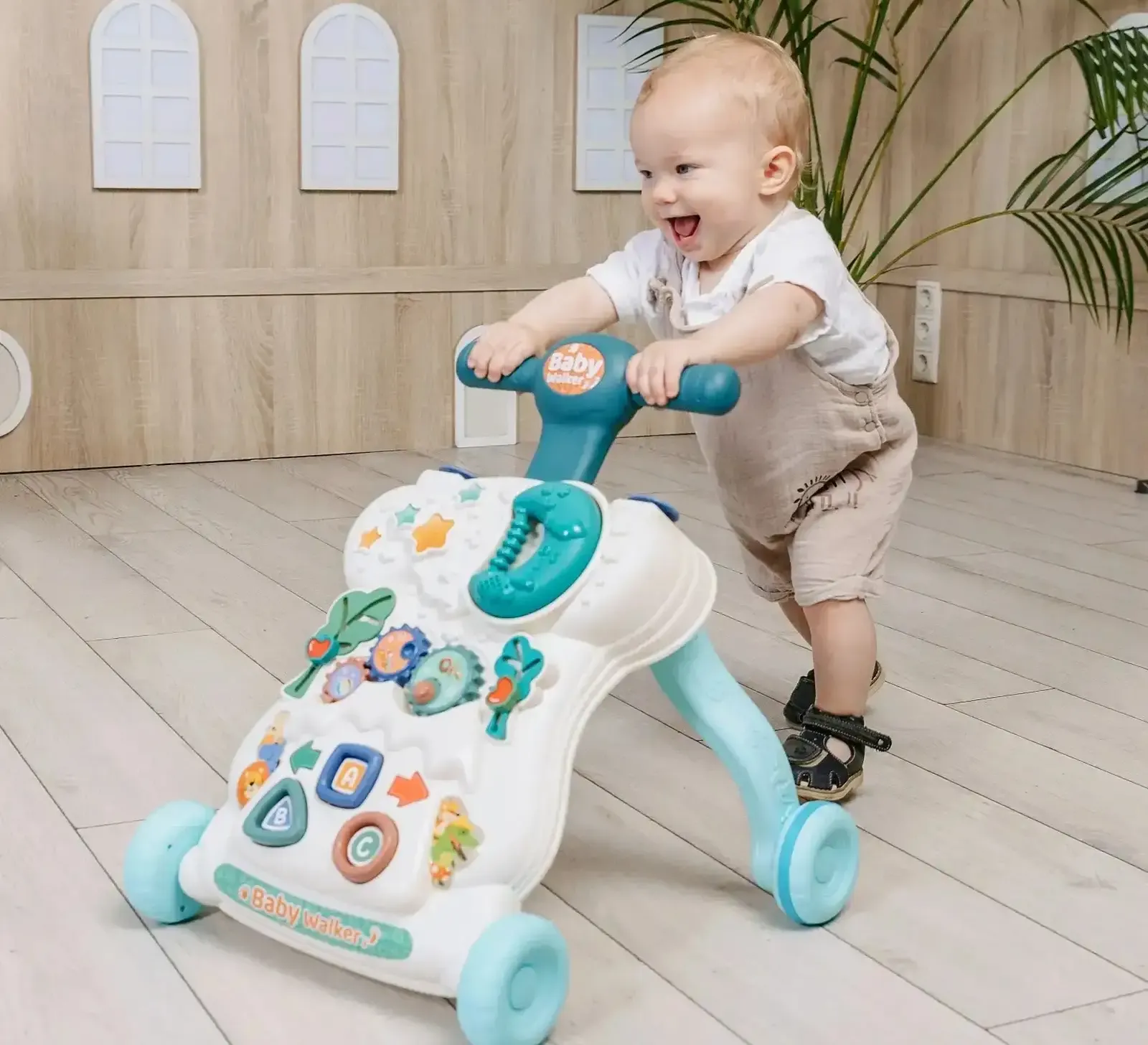 Ходунки-каталка BabyCare Spider