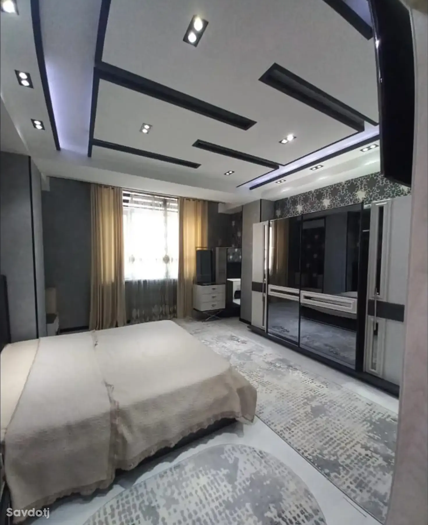 2-комн. квартира, 7 этаж, 120м², Сомони