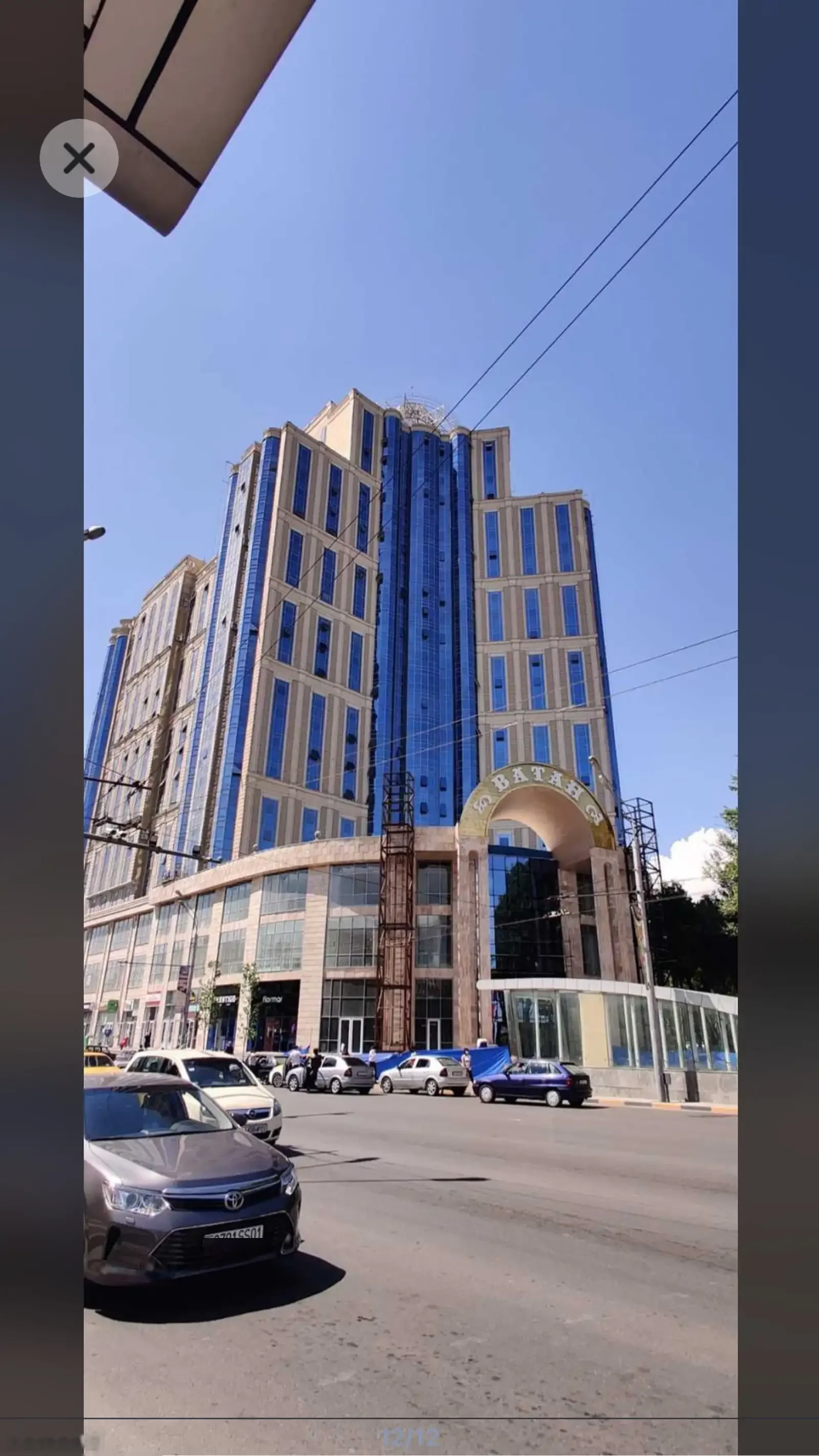 1-к квартира, 15 этаж, 45 м², Дом Ватан