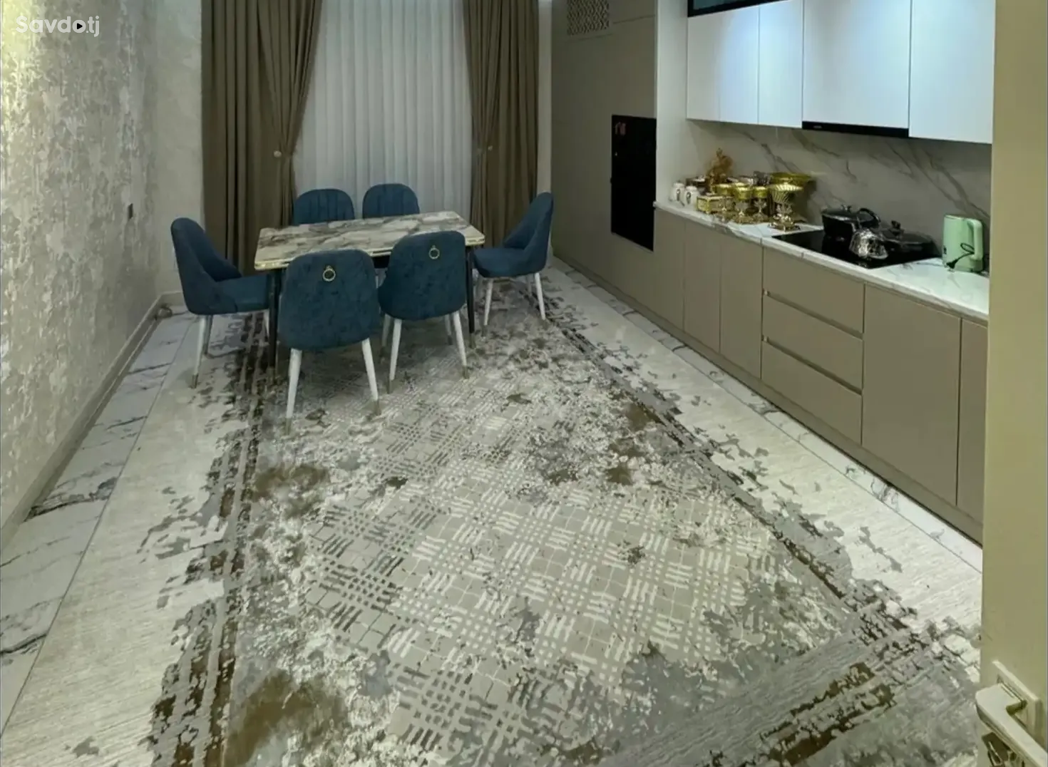 3-комн. квартира, 4 этаж, 144м², Сомони