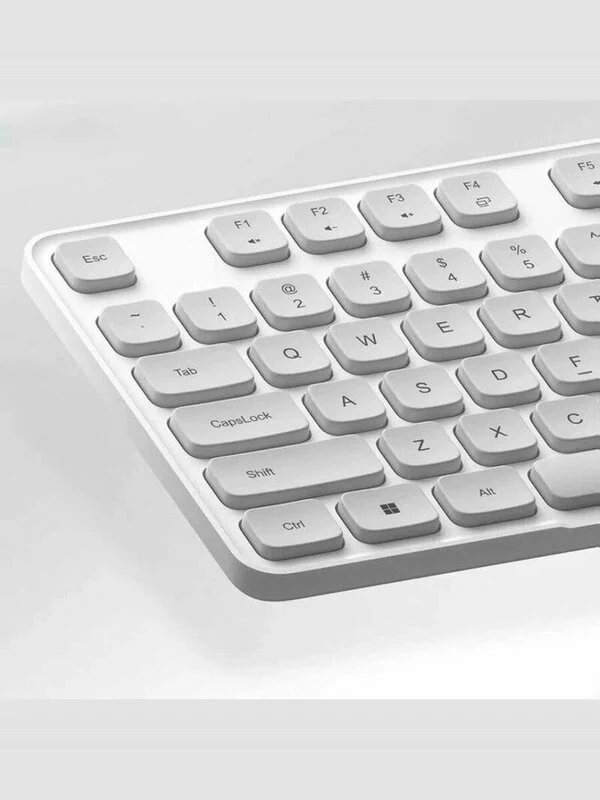 Комплект клавиатура + мышь Xiaomi Mi Wireless Keyboard WXJS03YM, белый