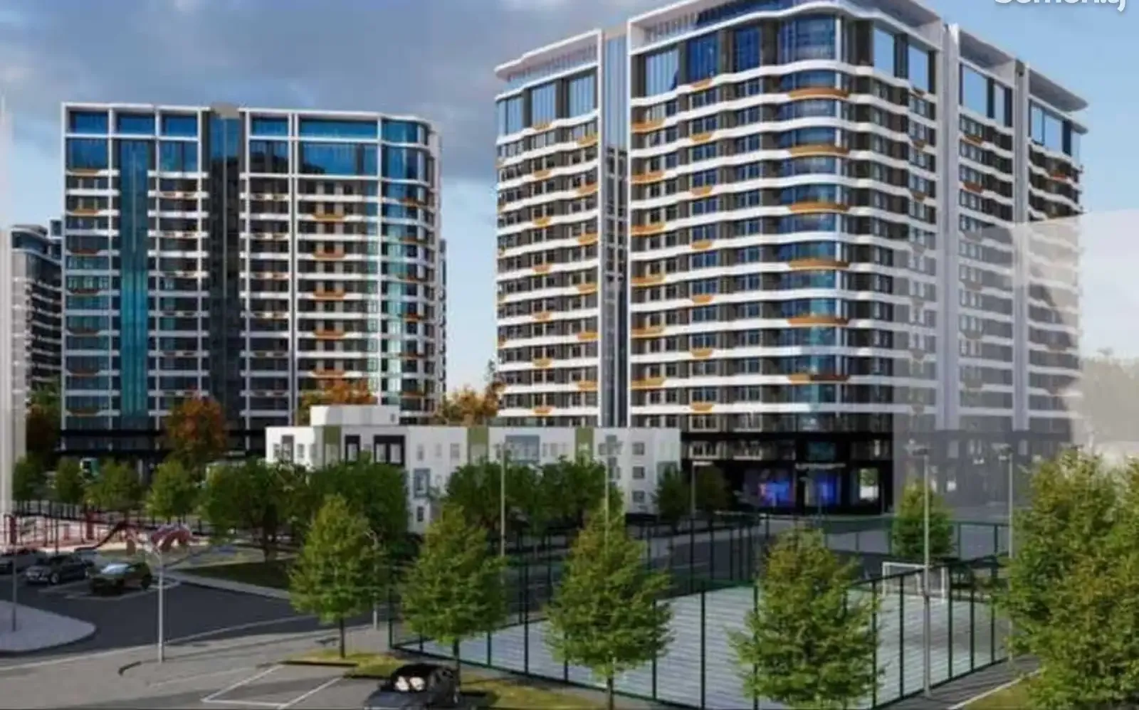 2-комн. квартира, 9 этаж, 62 м², И Сомони