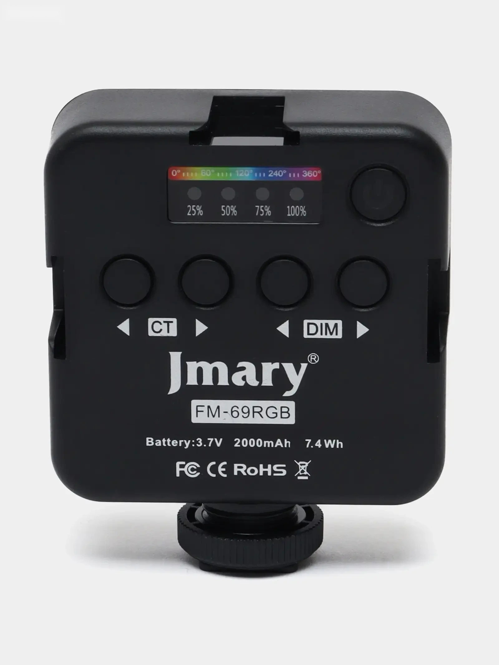 Портативный осветитель Jmary FILL-59R LED, для съемки фото и видео хром