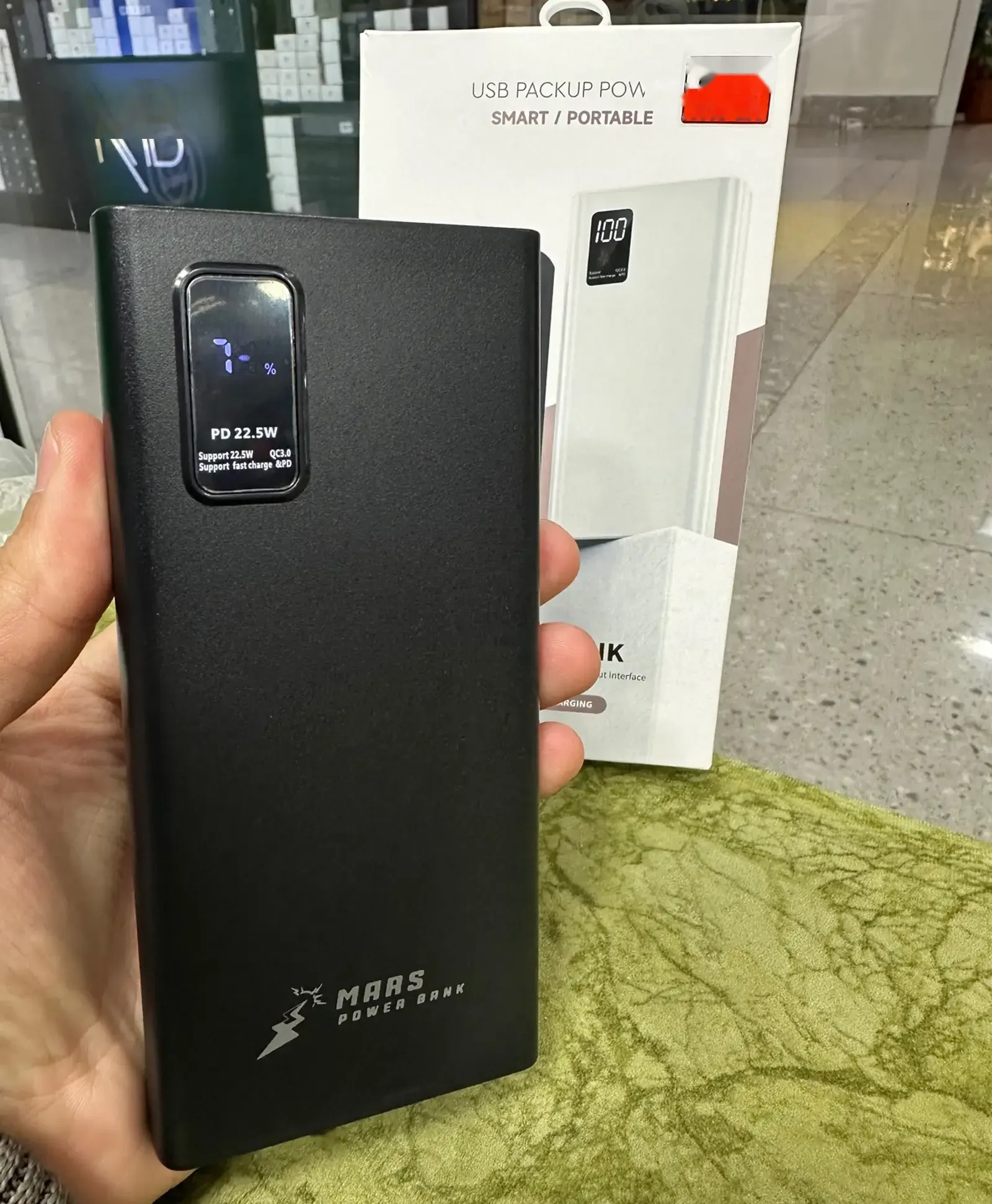 Внешний аккумулятор Mars Powerbank 10000 mah 22w