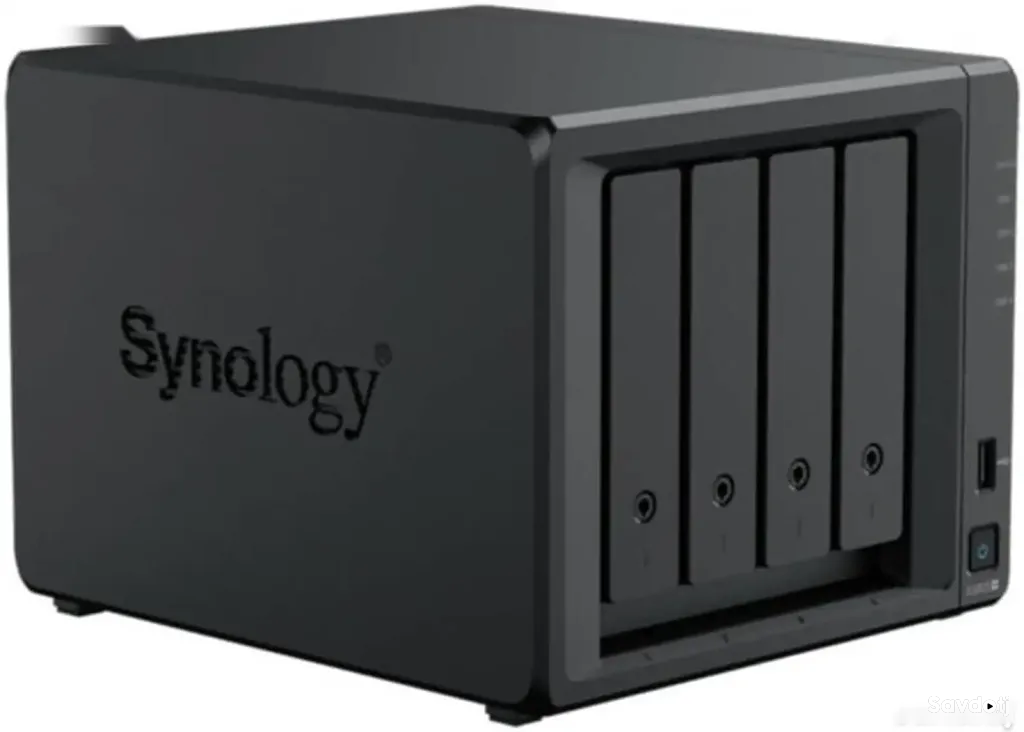 Сетевое хранилище Synology DiskStation DS925 plus, 4-Bay NAS AMD Ryzen 4ГБ ECC