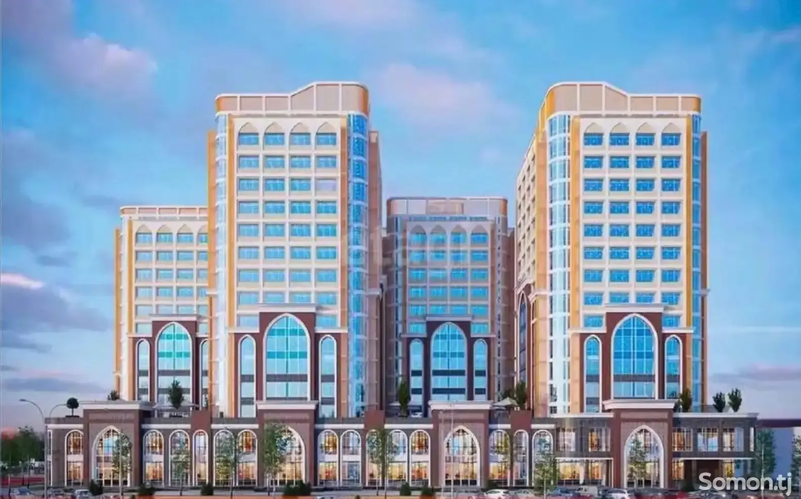 3-к квартира, 4 этаж, 92 м², И Сомони
