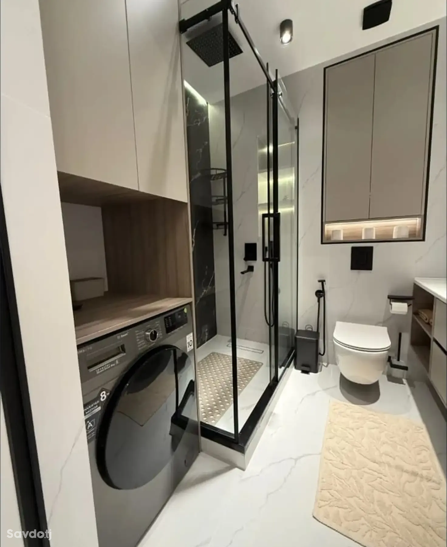 2-комн. квартира, 18 этаж, 54м², Сомони
