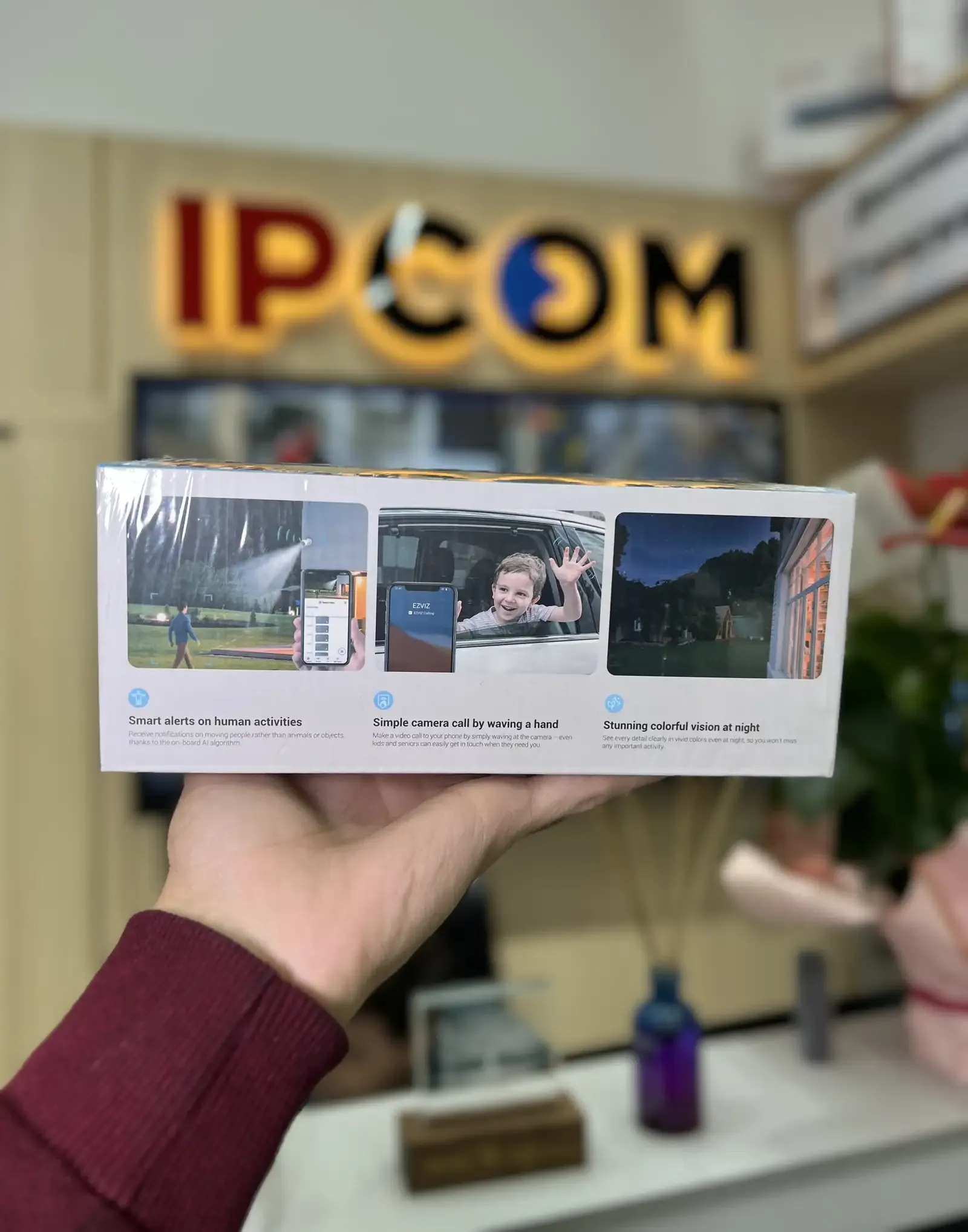 EZVIZ Умная домашняя Wi-Fi-камера CS-H3c 4MP color