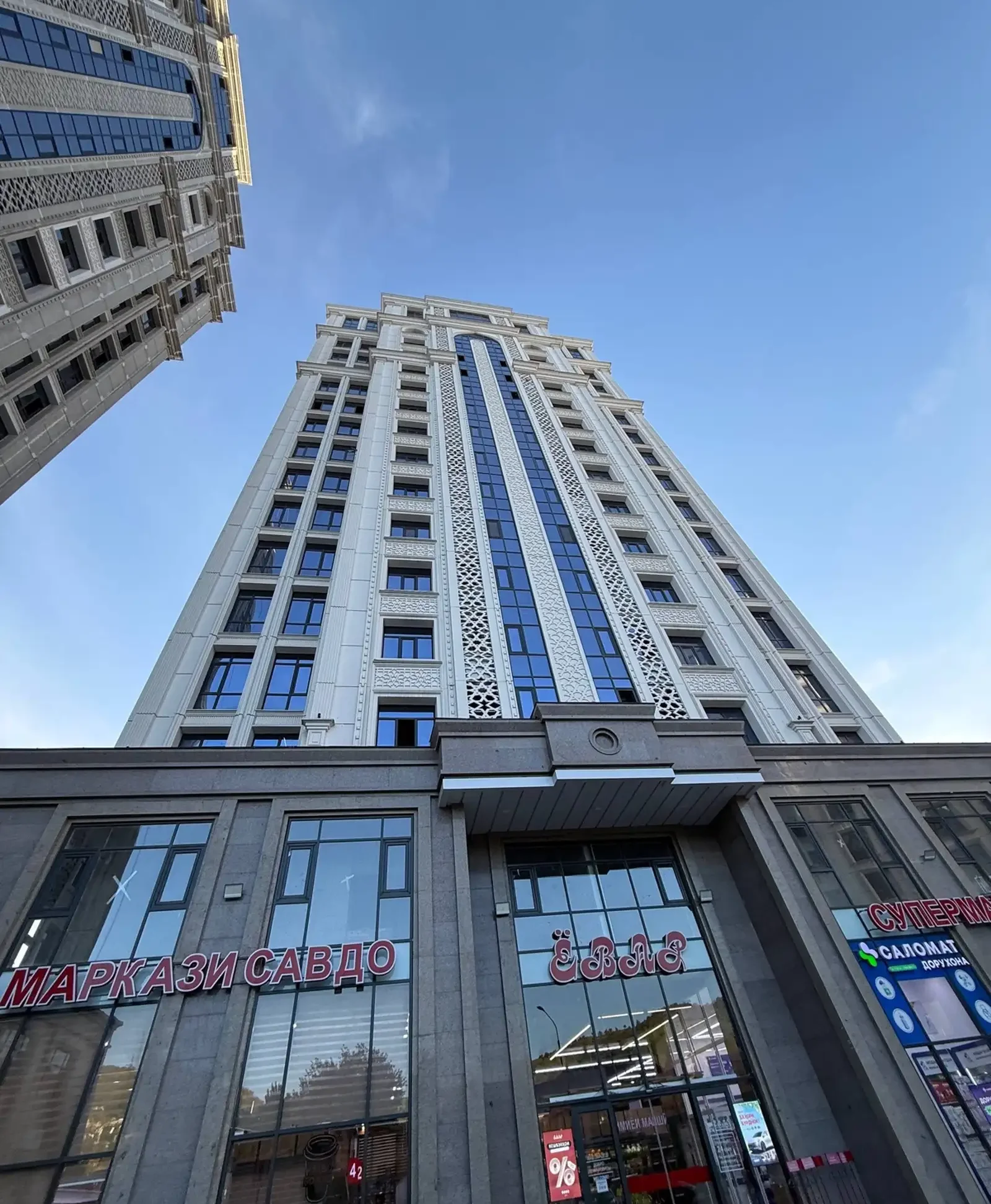 2-комн. квартира, 11 этаж, 54 м², Исмоили Сомони