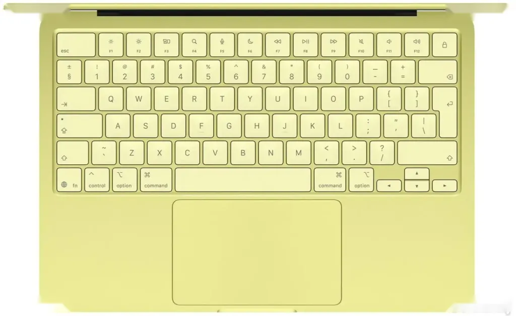 Ноутбук Apple MacBook NEO 13, 8ГБ, 256ГБ SSD, Citrus, MHFD4