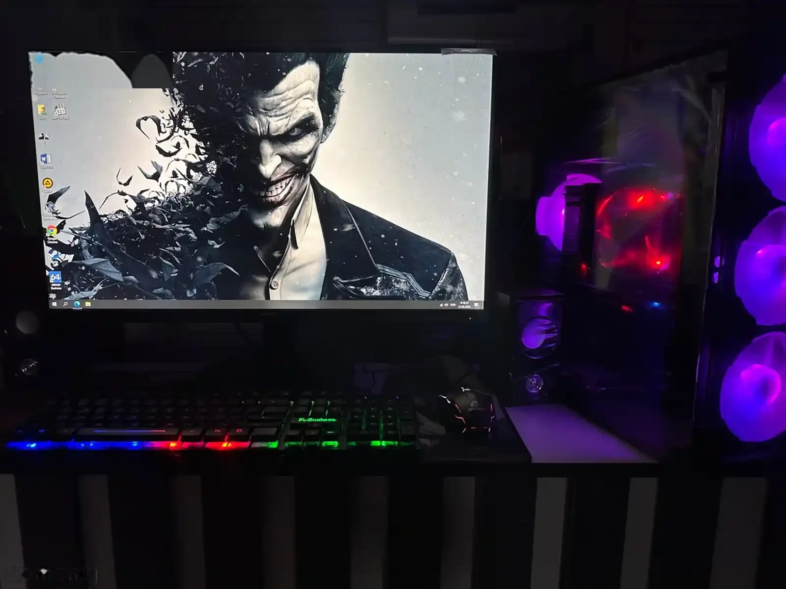 Игровой компьютер core i7 4770/RAM 16GB/RX 580 8GB/SSD 128GB/HDD 1TB