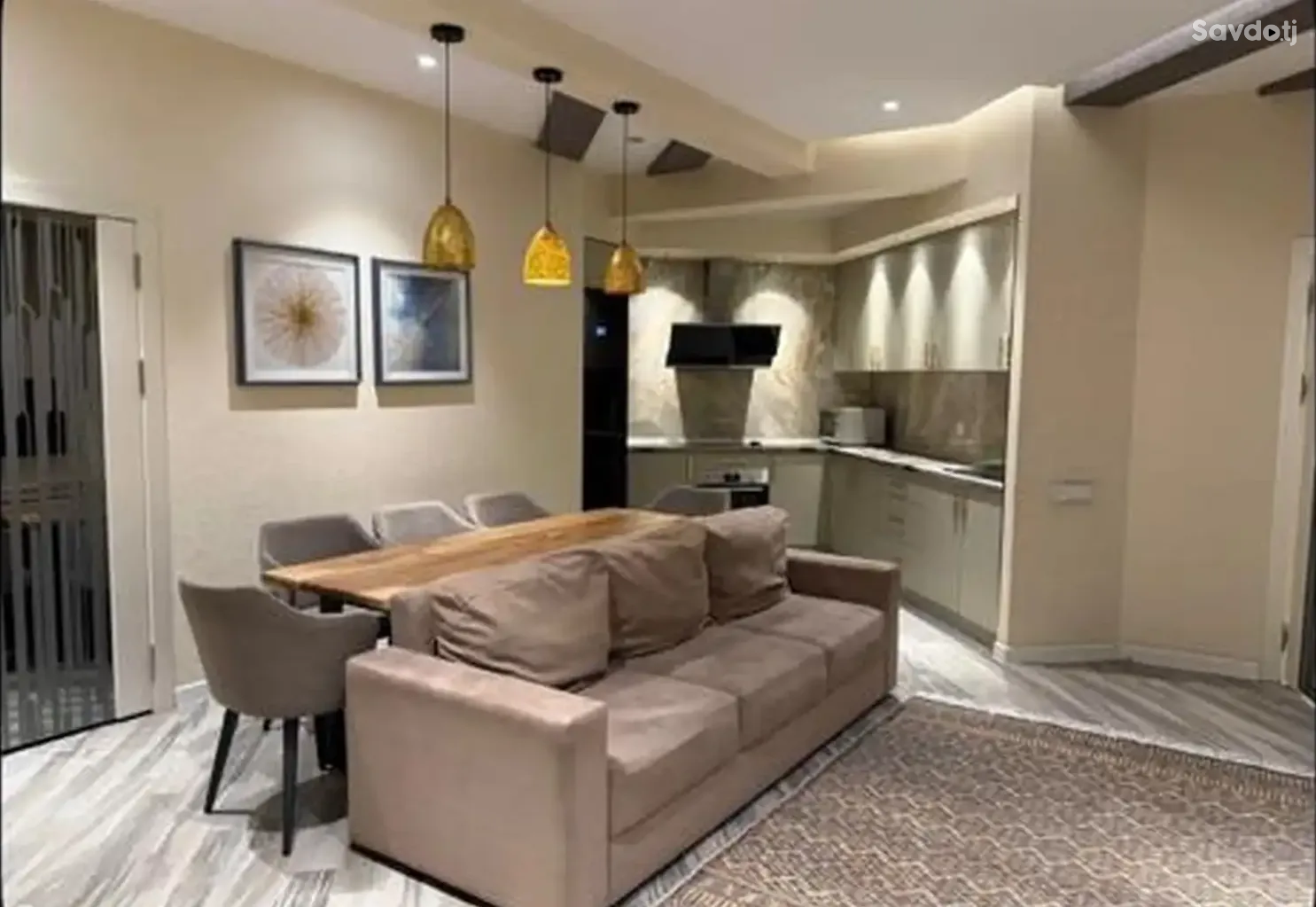 3-комн. квартира, 5 этаж, 115м², Сомони