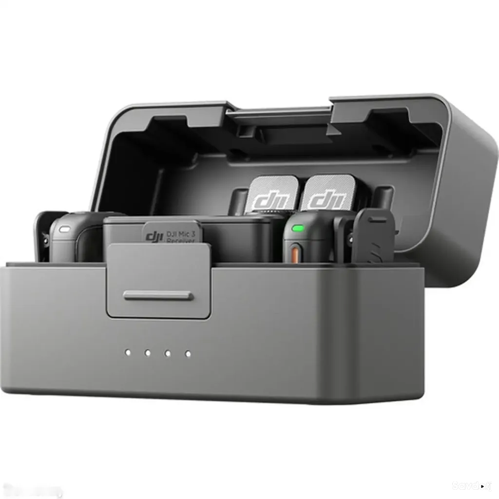 Беспроводная микрофонная система DJI Mic 3, 2 TX & 1 RX, 32-bit Float Black
