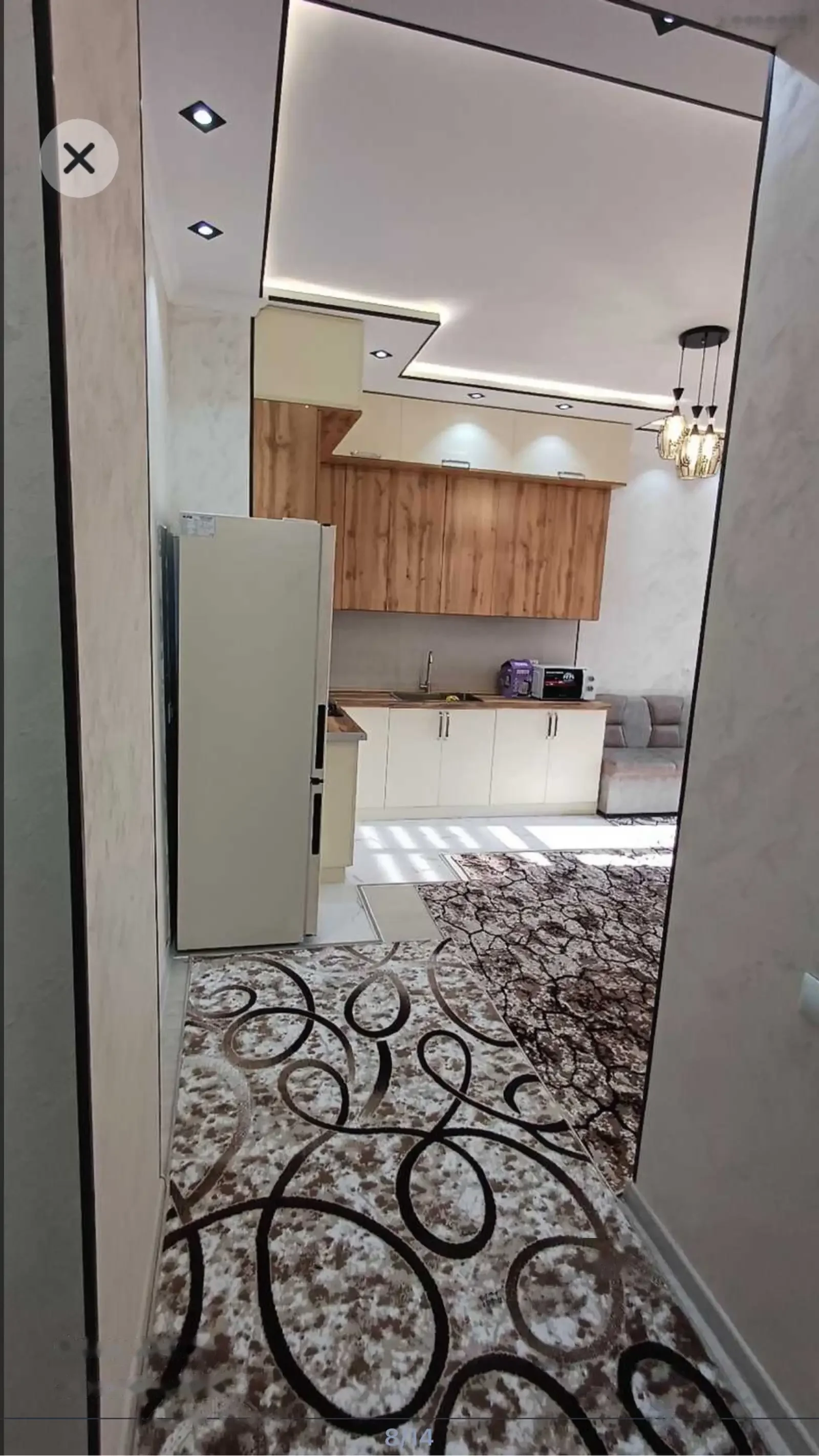 2-к квартира, 16 этаж, 70 м², Хилтон