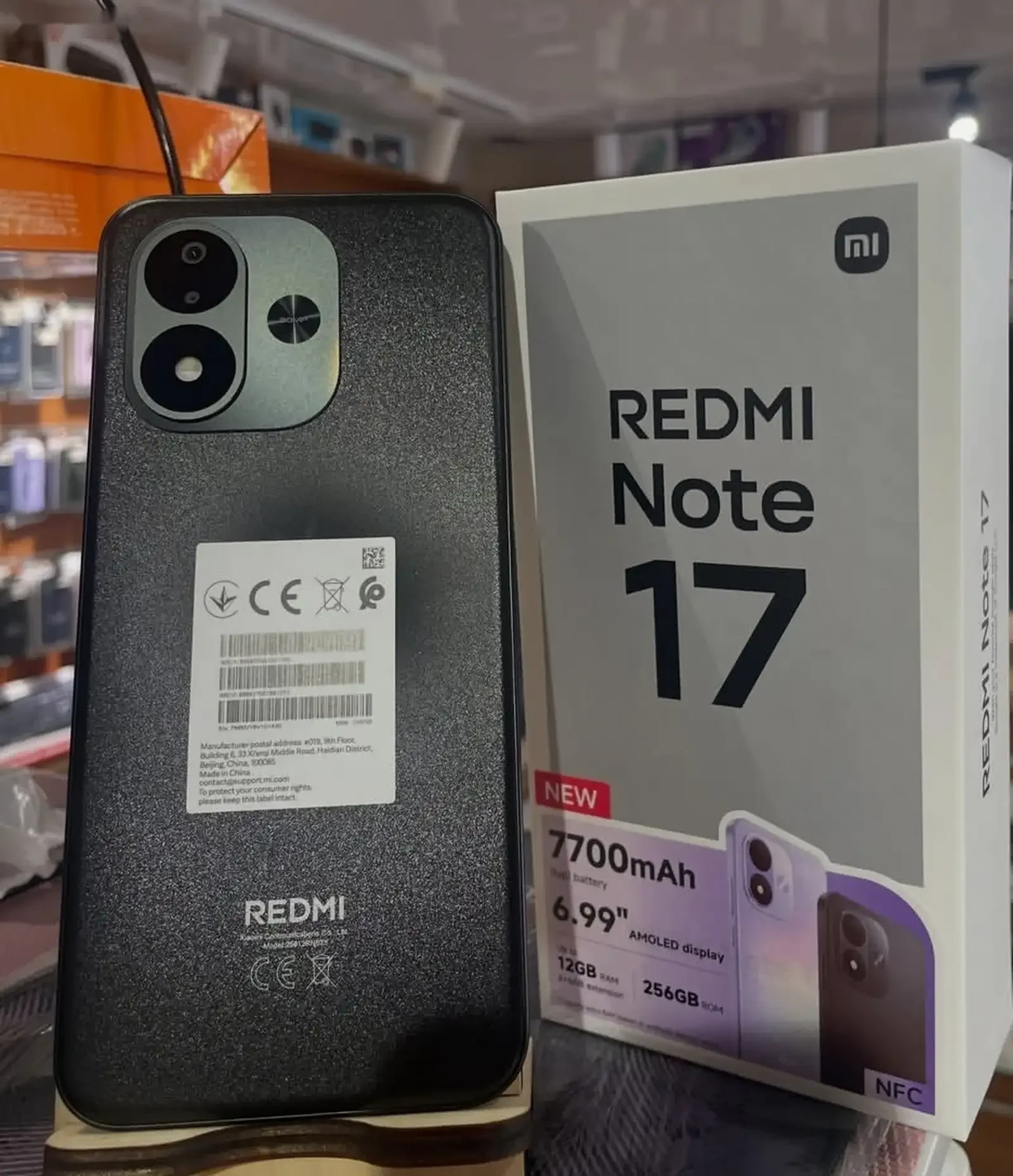 Xiaomi Redmi Note 17 8+4/256Gb black 7700Мач — фото 2