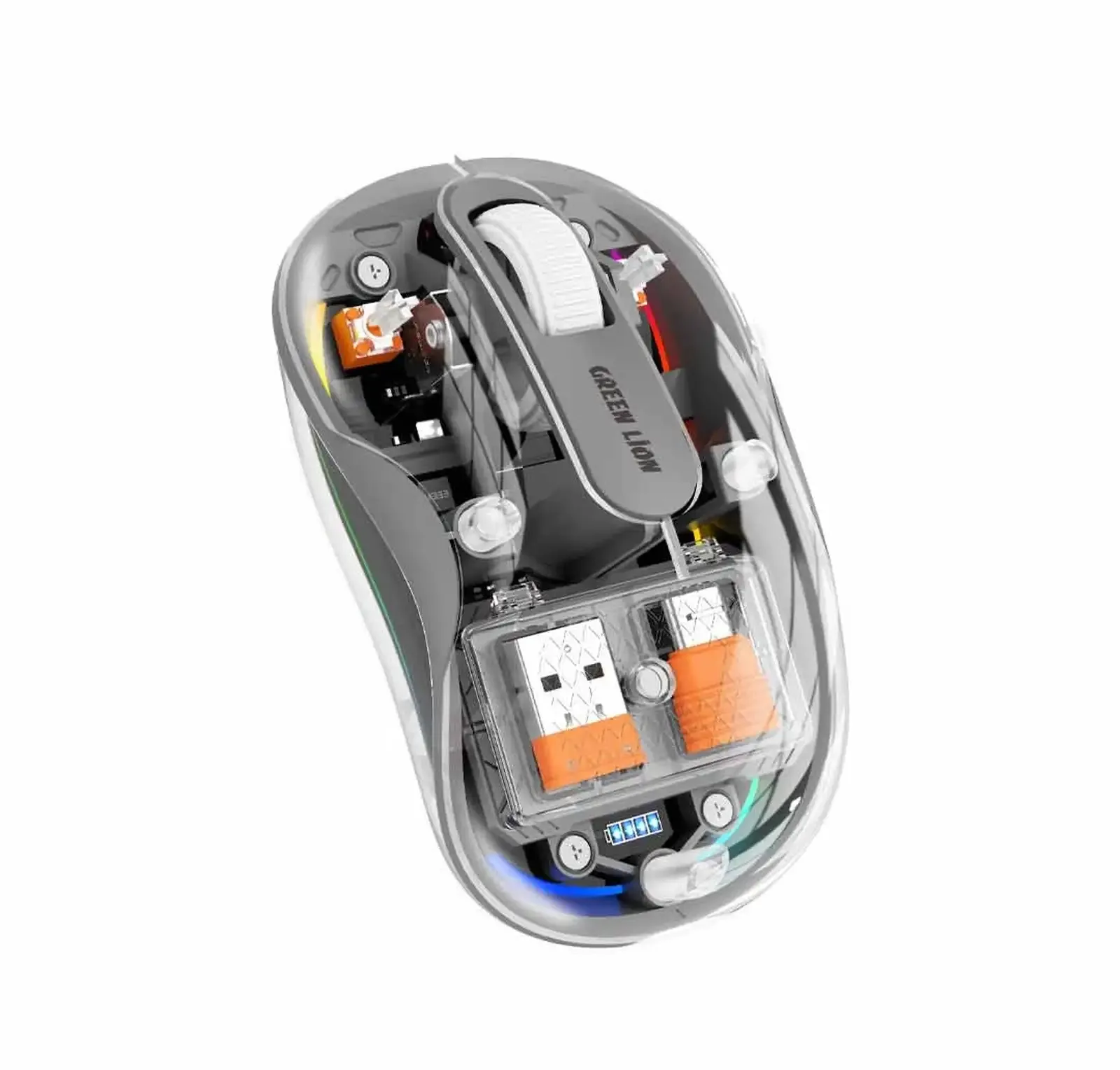 Мышь Green Lion Wireless Turtle Mouse 2400DPI черный