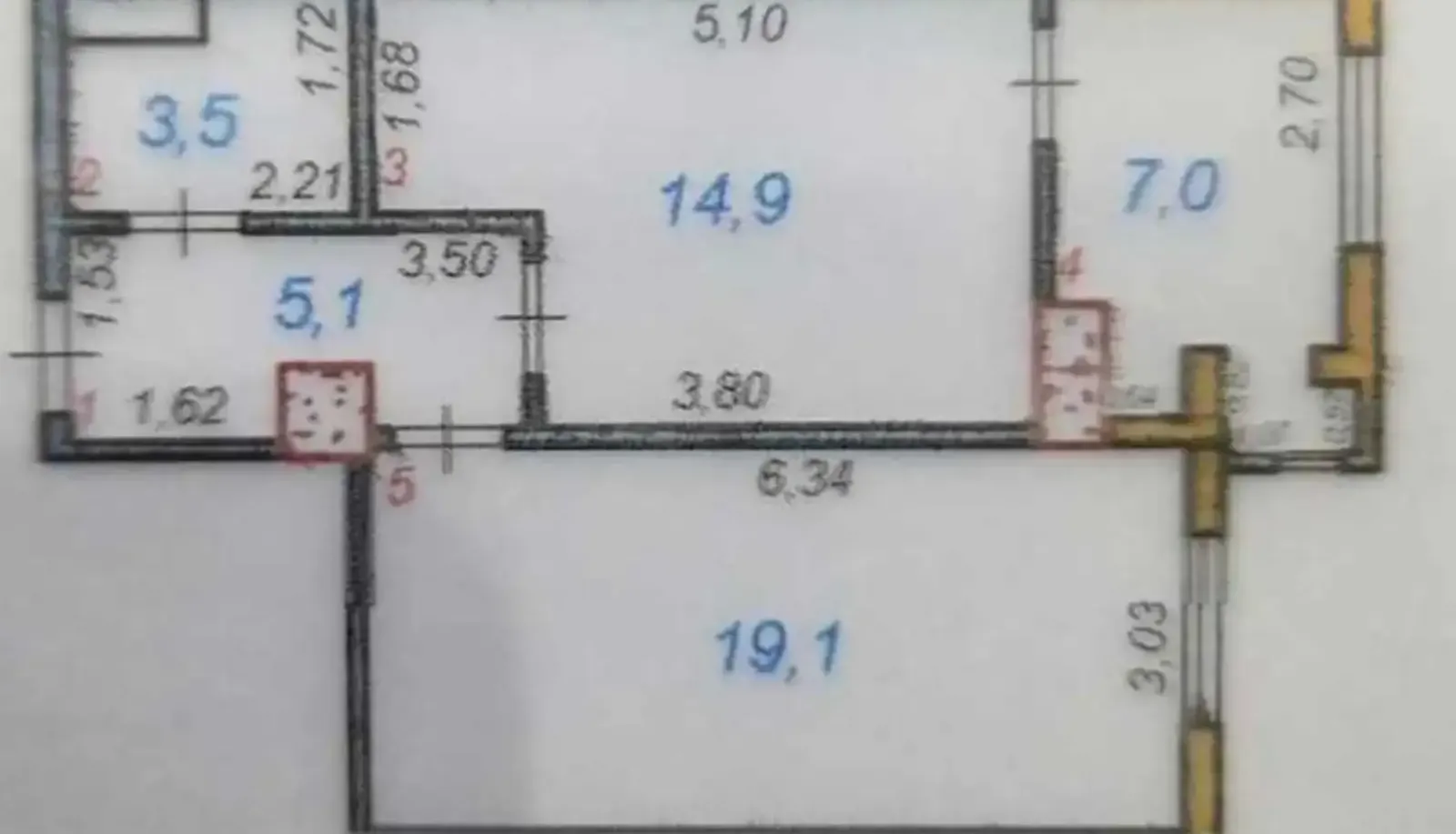 2-комн. квартира, 15 этаж, 50 м², Фирдавси