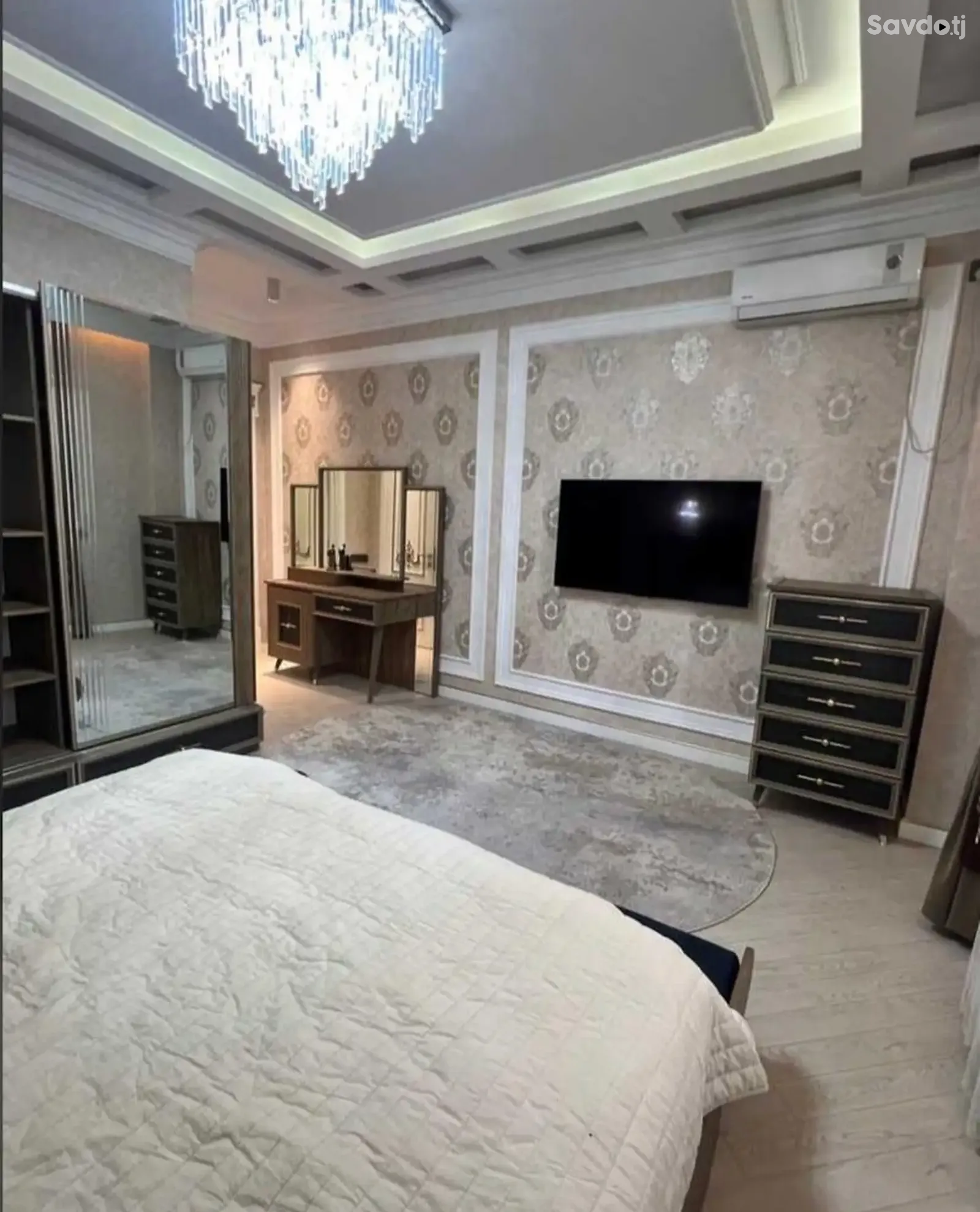 2-комн. квартира, 4 этаж, 95м², Сомони