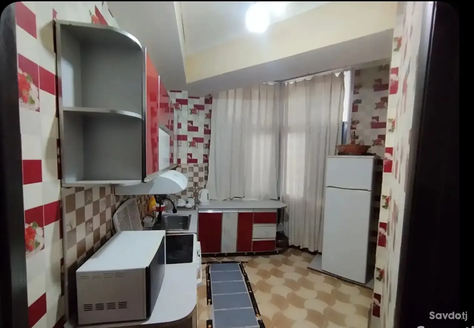 2-комн. квартира, 9 этаж, 60м², Сомони