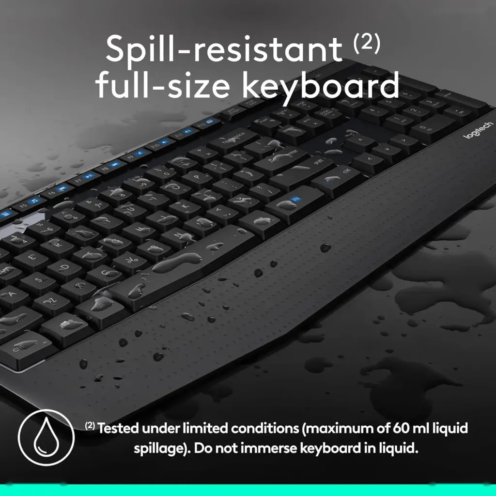 Комплект Logitech MK345 беспроводная клавиатура и мышь Black