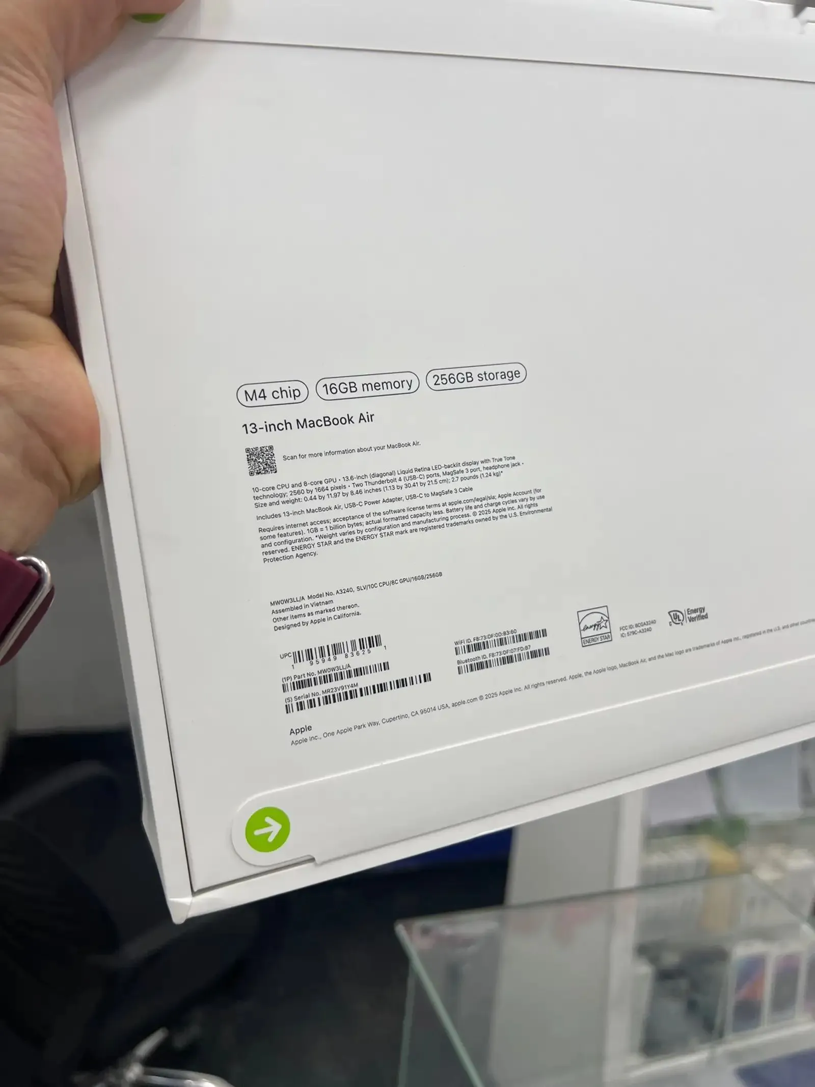 Ноутбук Apple macbook m4 16/