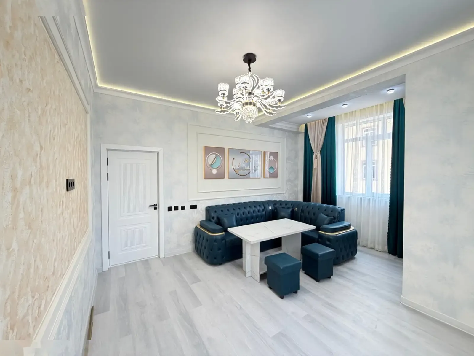 3-комн. квартира, 4 этаж, 71 м², 18 мкр кошона — фото 4