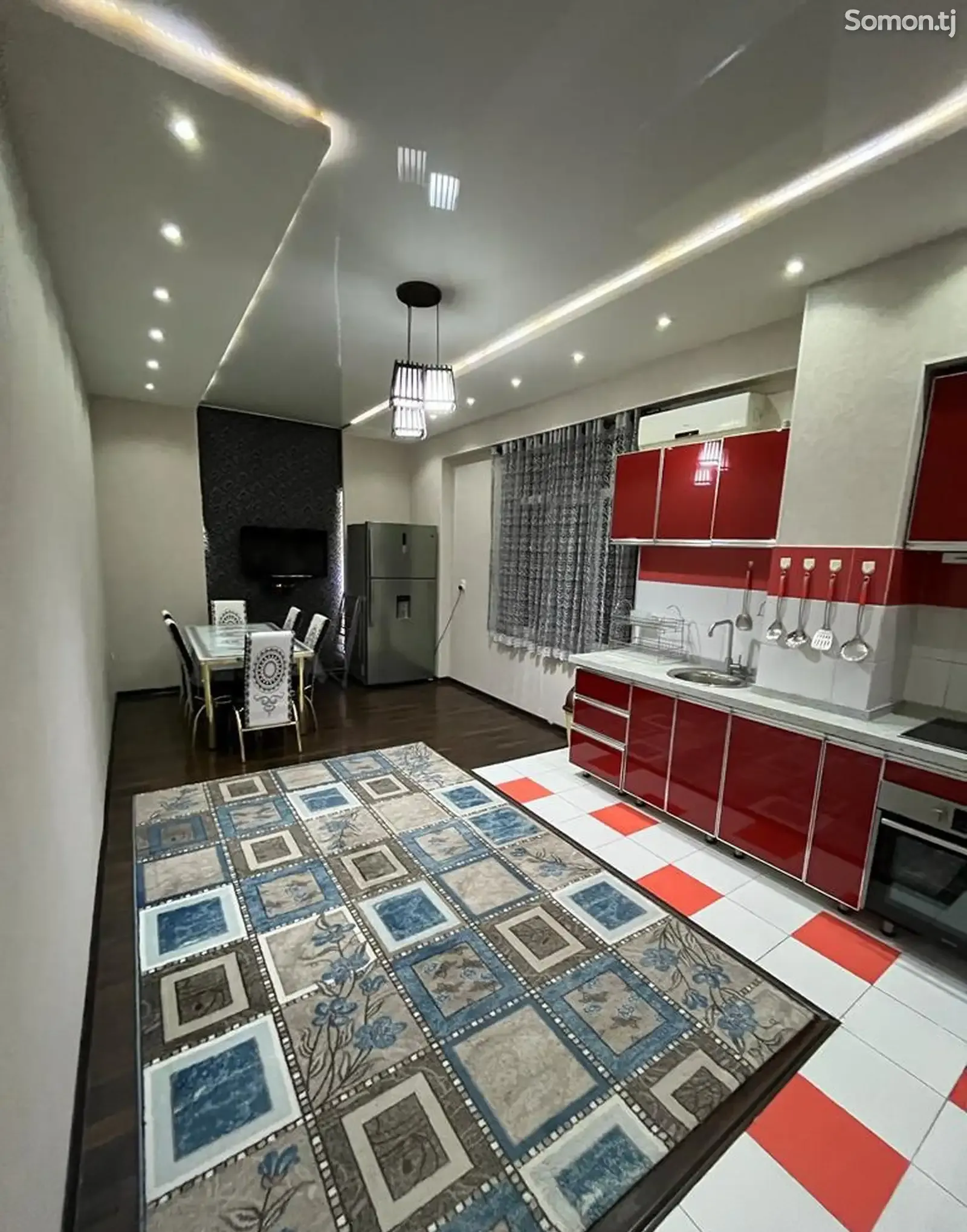 3-комн. квартира, 11 этаж, И. Сомони