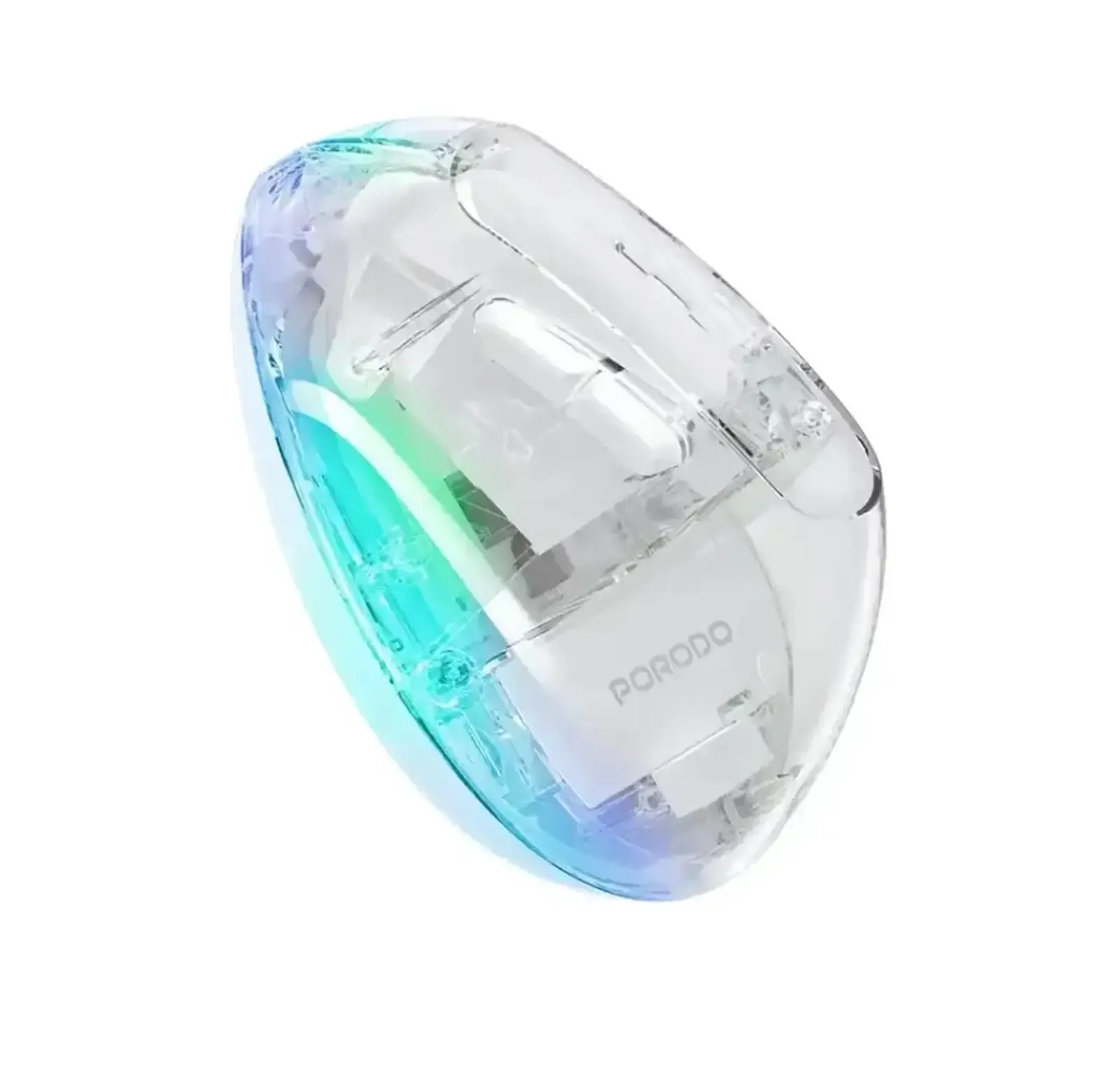 Мышь Porodo Vertical 4800 DPI Wireless Mouse Transparent
