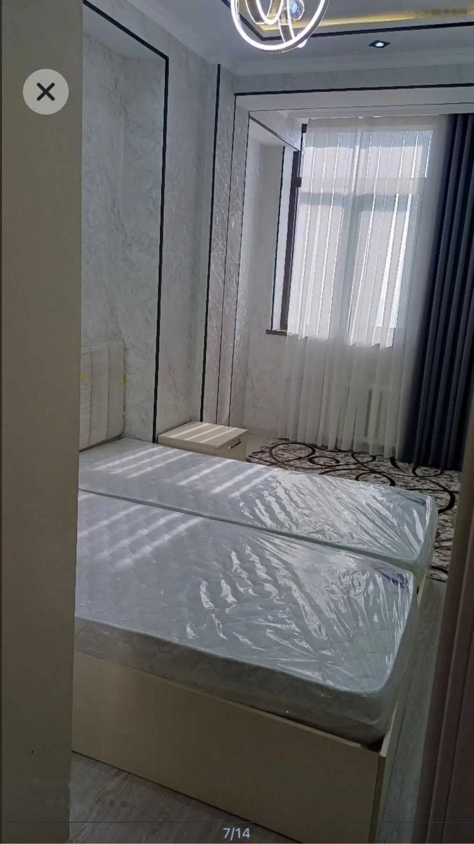 2-к квартира, 16 этаж, 70 м², Хилтон