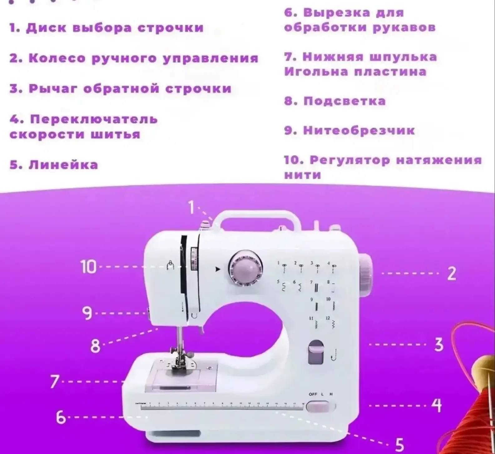 Швейная машинка электрическая