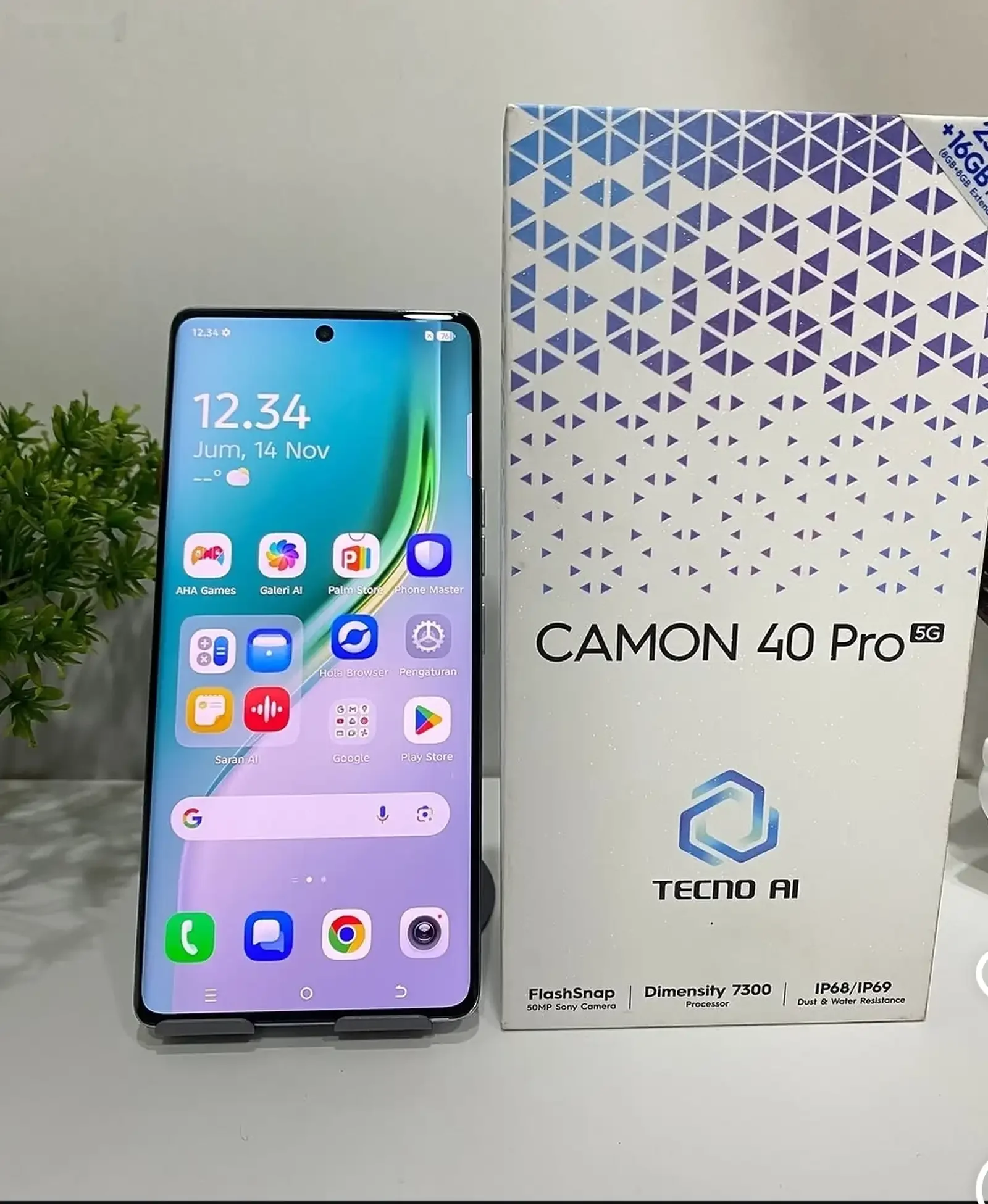 Tecno Camon 40 8+8/256Gb black — фото 2