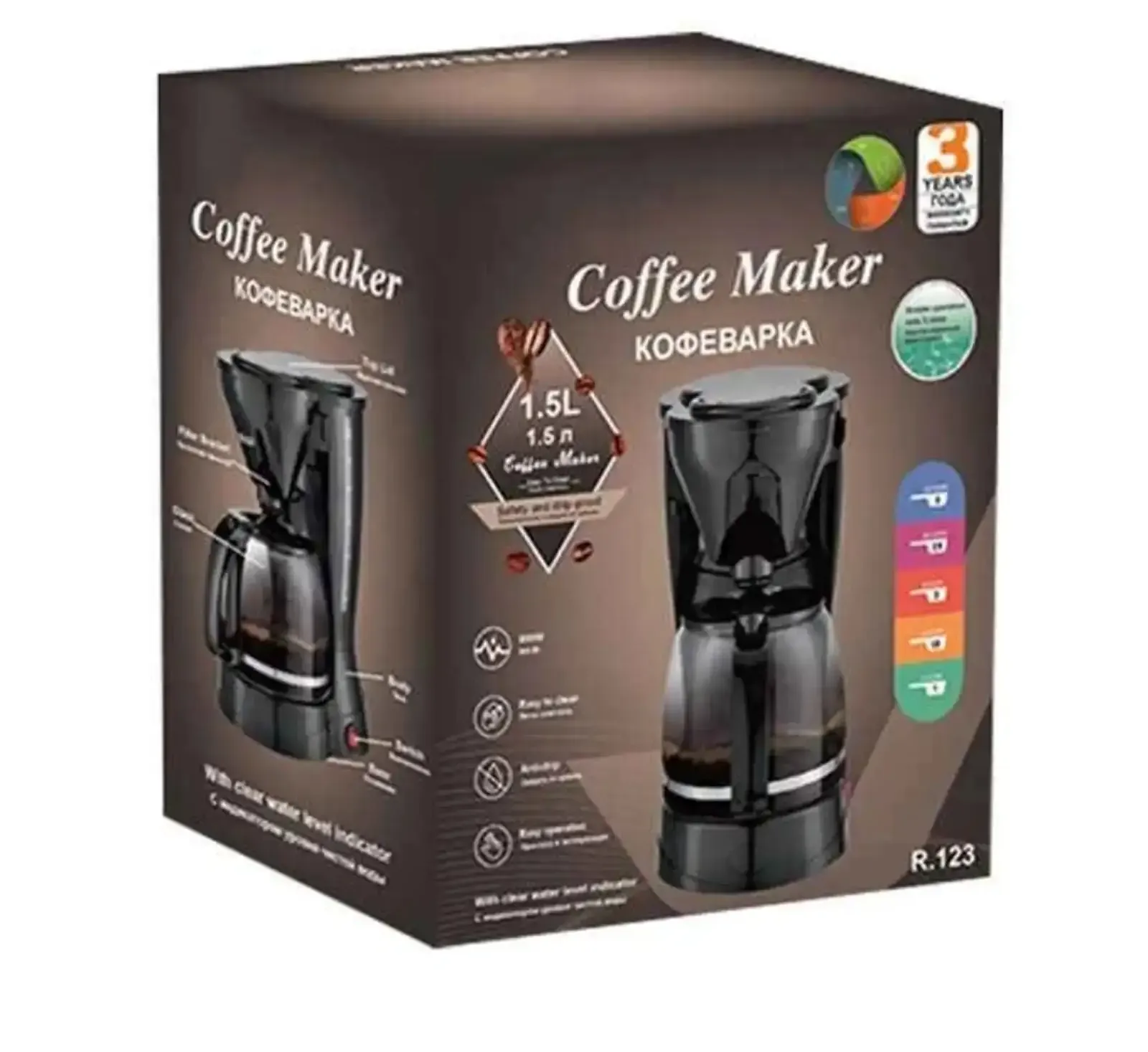 Кофеварка капельная Coffe Maker Raf R.123