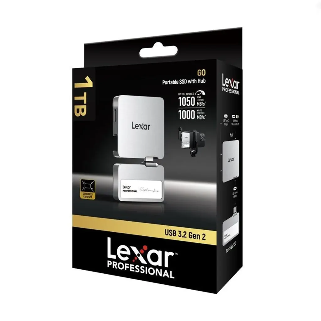 Портативный твердотельный накопитель Lexar